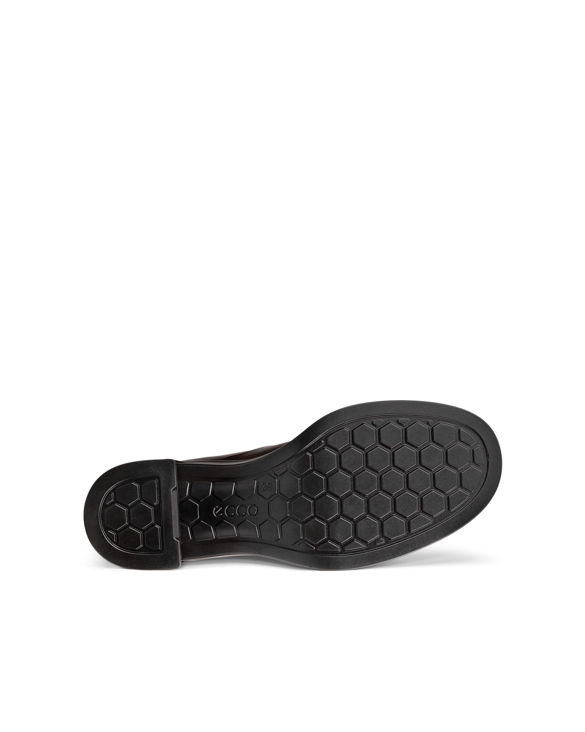 ECCO® METROPOLE SEOUL 45 bottes hautes en cuir pour femme - Marron - Sole