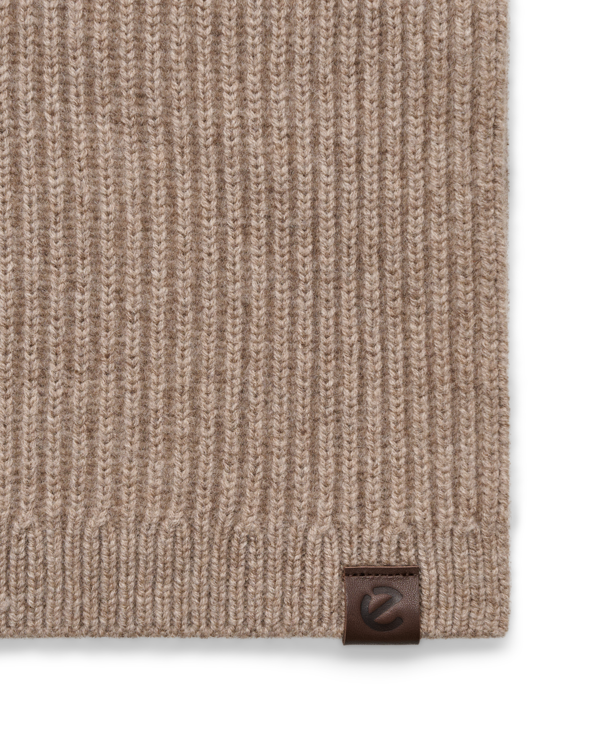 ECCO® Balaclava Damen Mütze - Braun - Detail-1