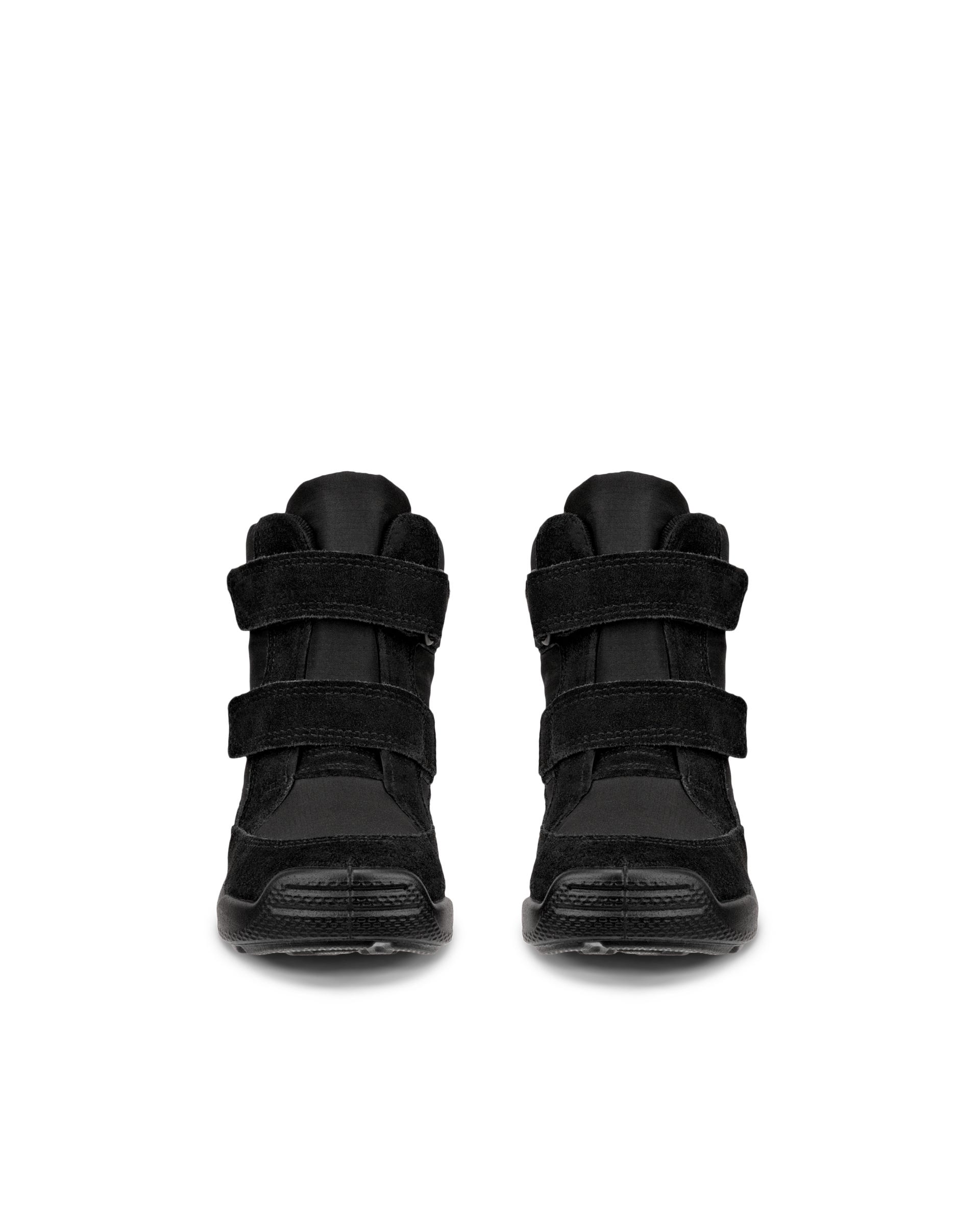 ECCO® Urban Mini mellemhøj Gore-Tex støvle i ruskind til børn - Sort - Front pair