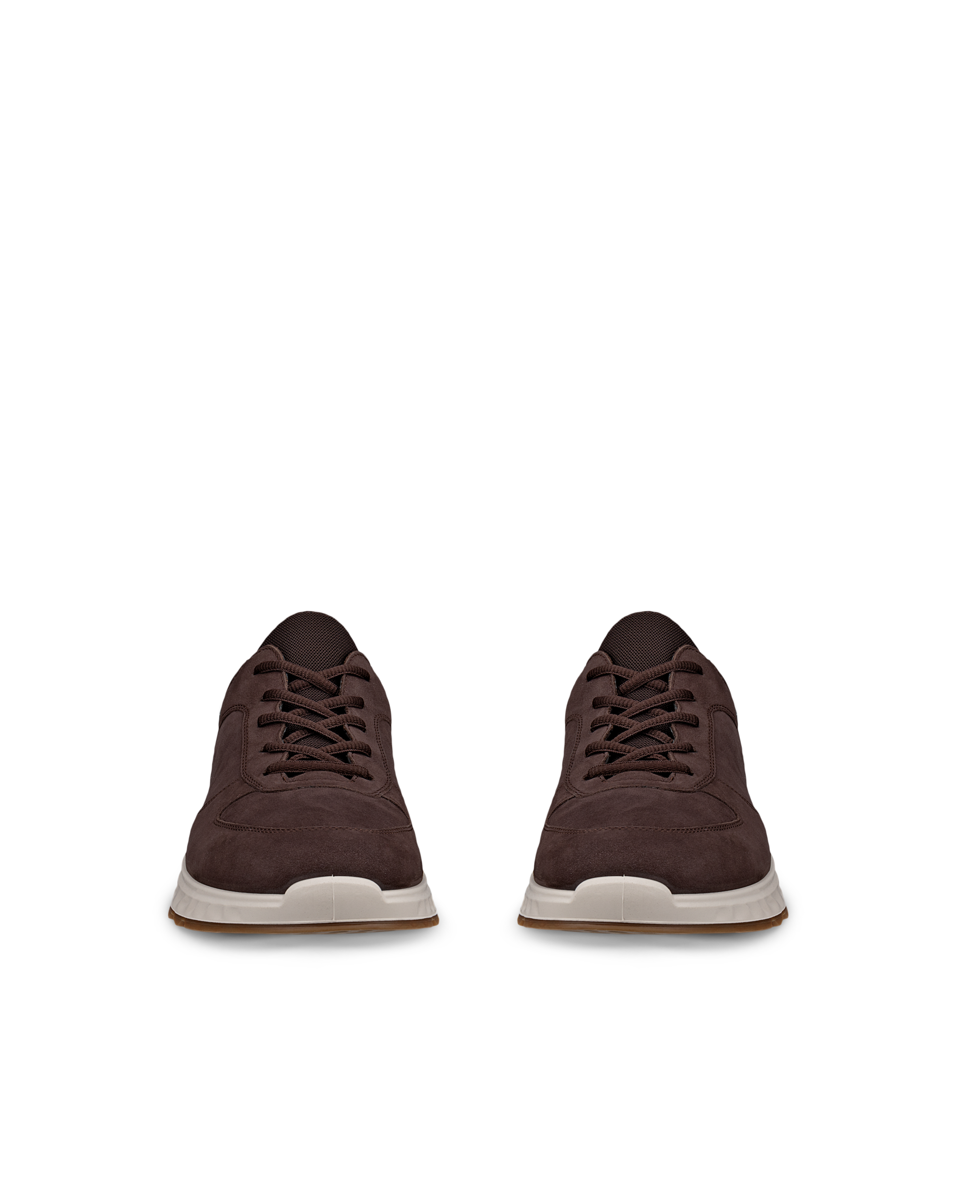 Zapatillas de montaña de nobuk Gore-Tex ECCO® Exostride para hombre - Marrón - Front pair
