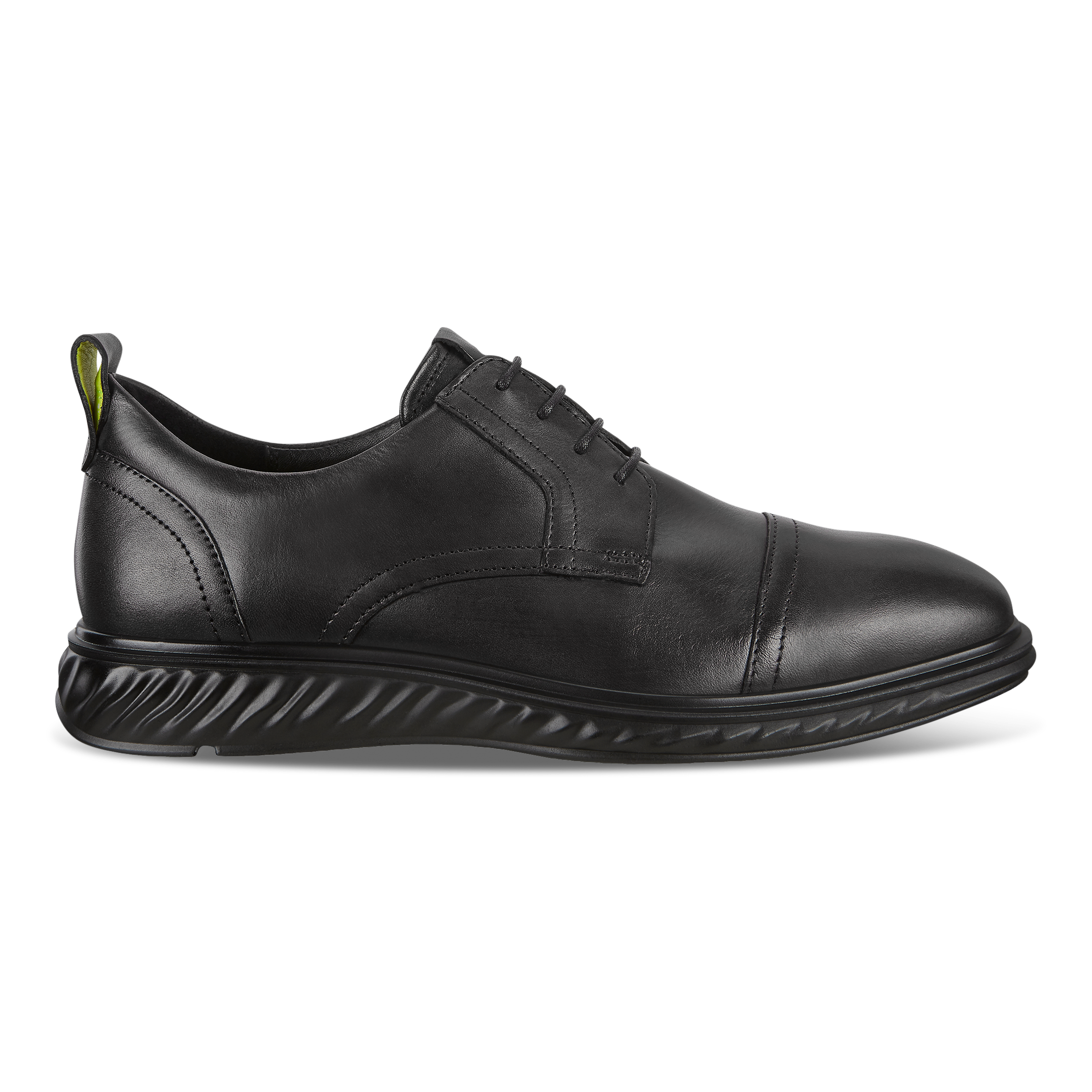 ECCO ST.1 Hybrid Lite メンズ レザーオックスフォードシューズ | ブラック