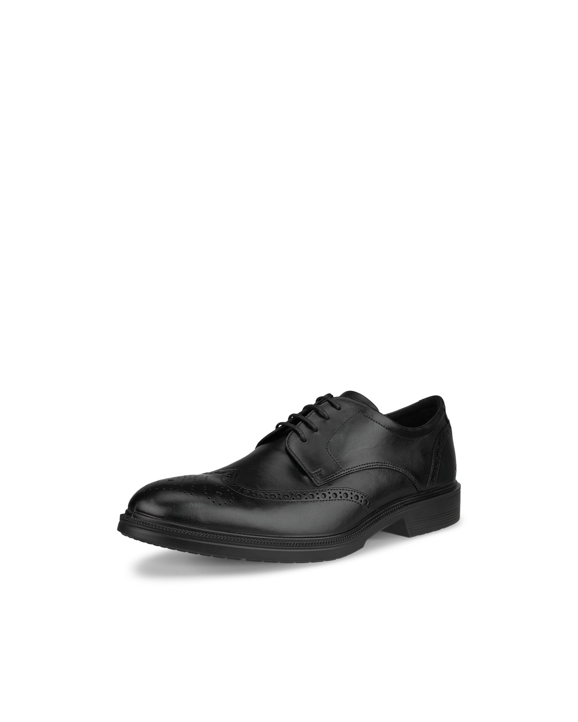 ECCO Men Lisbon Brogue Tie - Black - Main