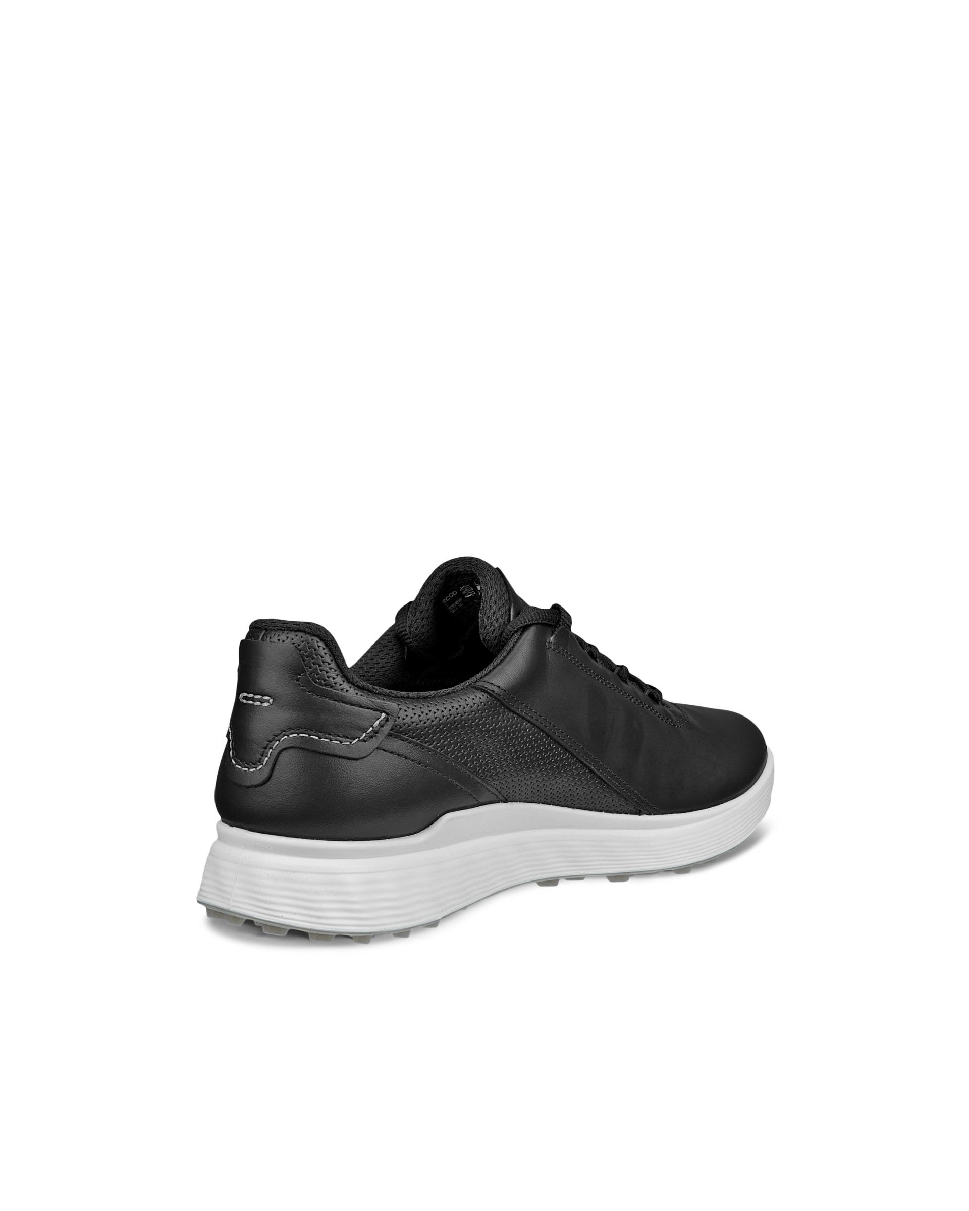 Sapatos golfe impermeáveis couro homem ECCO® Golf S-Casual - Preto - Back
