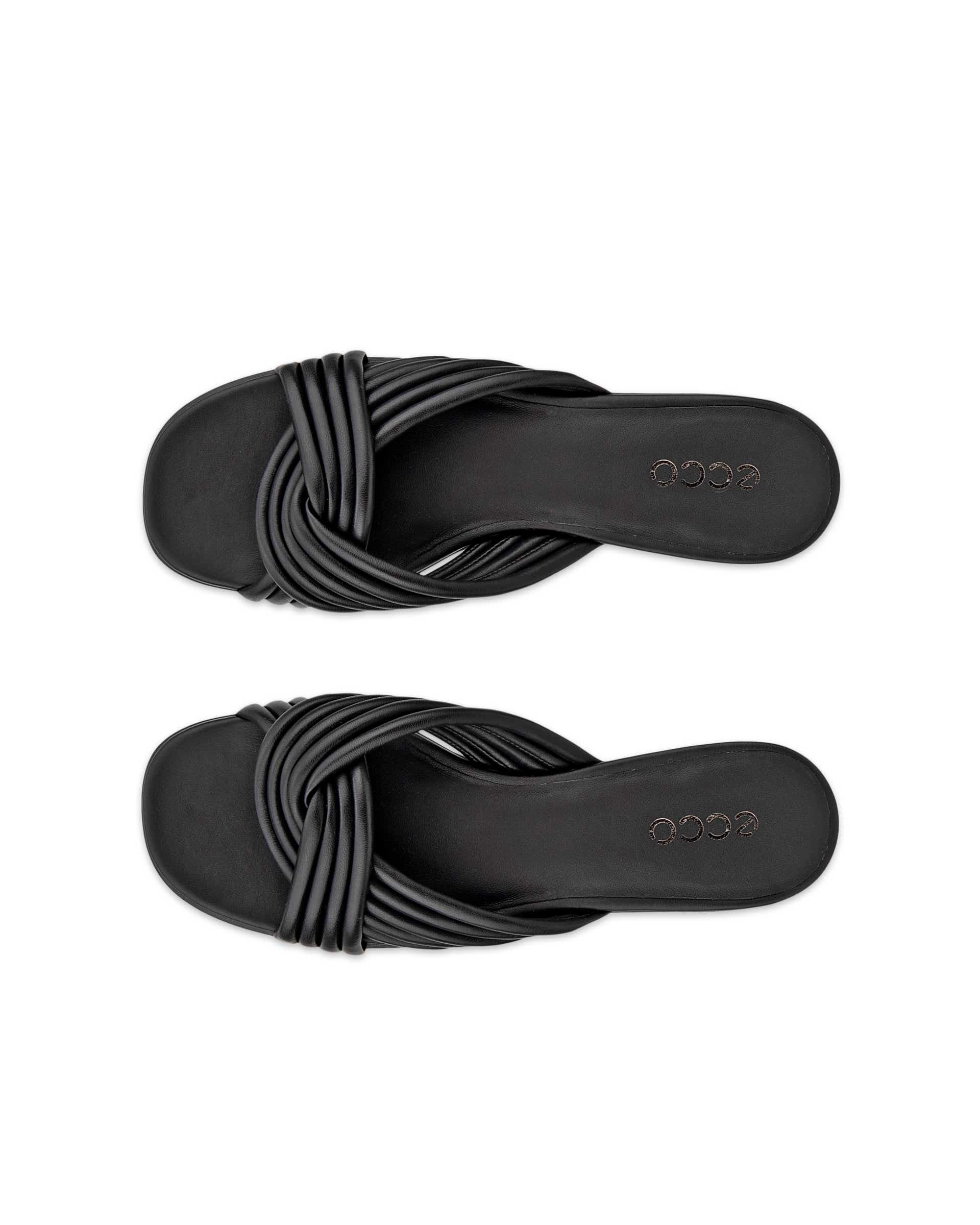 ECCO® Sculpted Alba 25 Högklackad skinnsandal dam - Svart - Top left pair