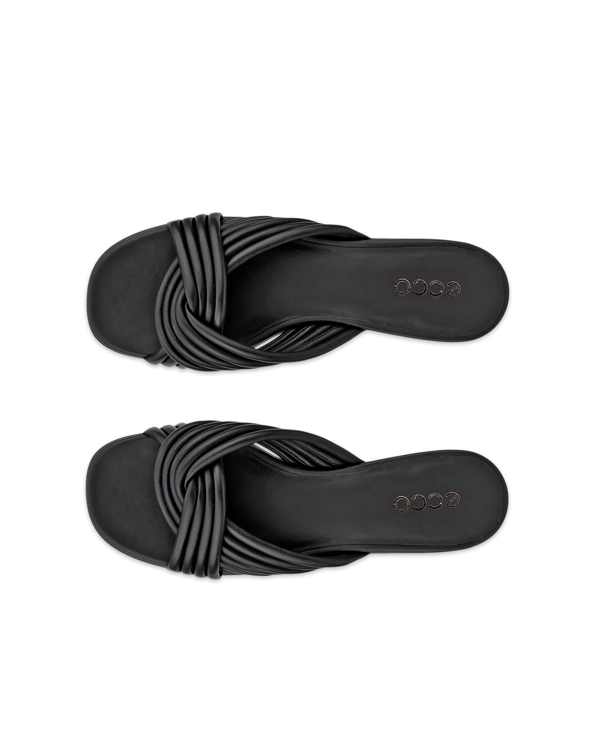 ECCO® Sculpted Alba 25 Högklackad skinnsandal dam - Svart - Top left pair
