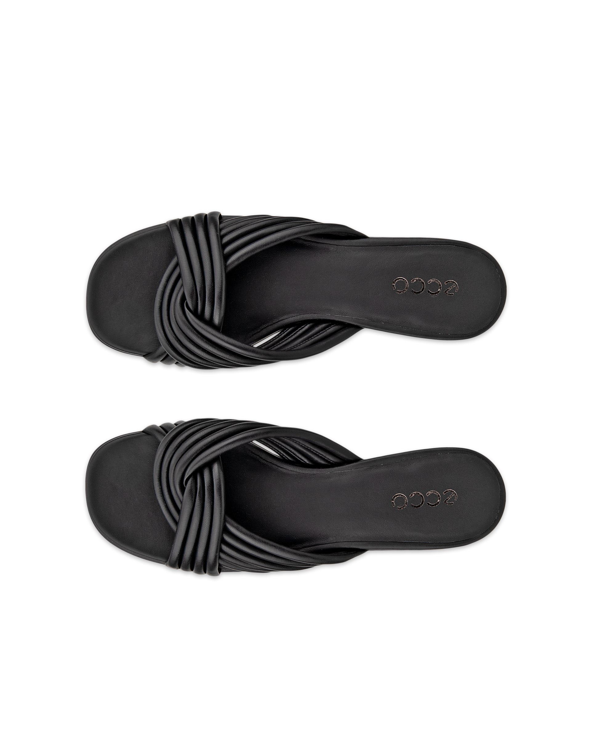 ECCO® Sculpted Alba 25 Högklackad skinnsandal dam - Svart - Top left pair