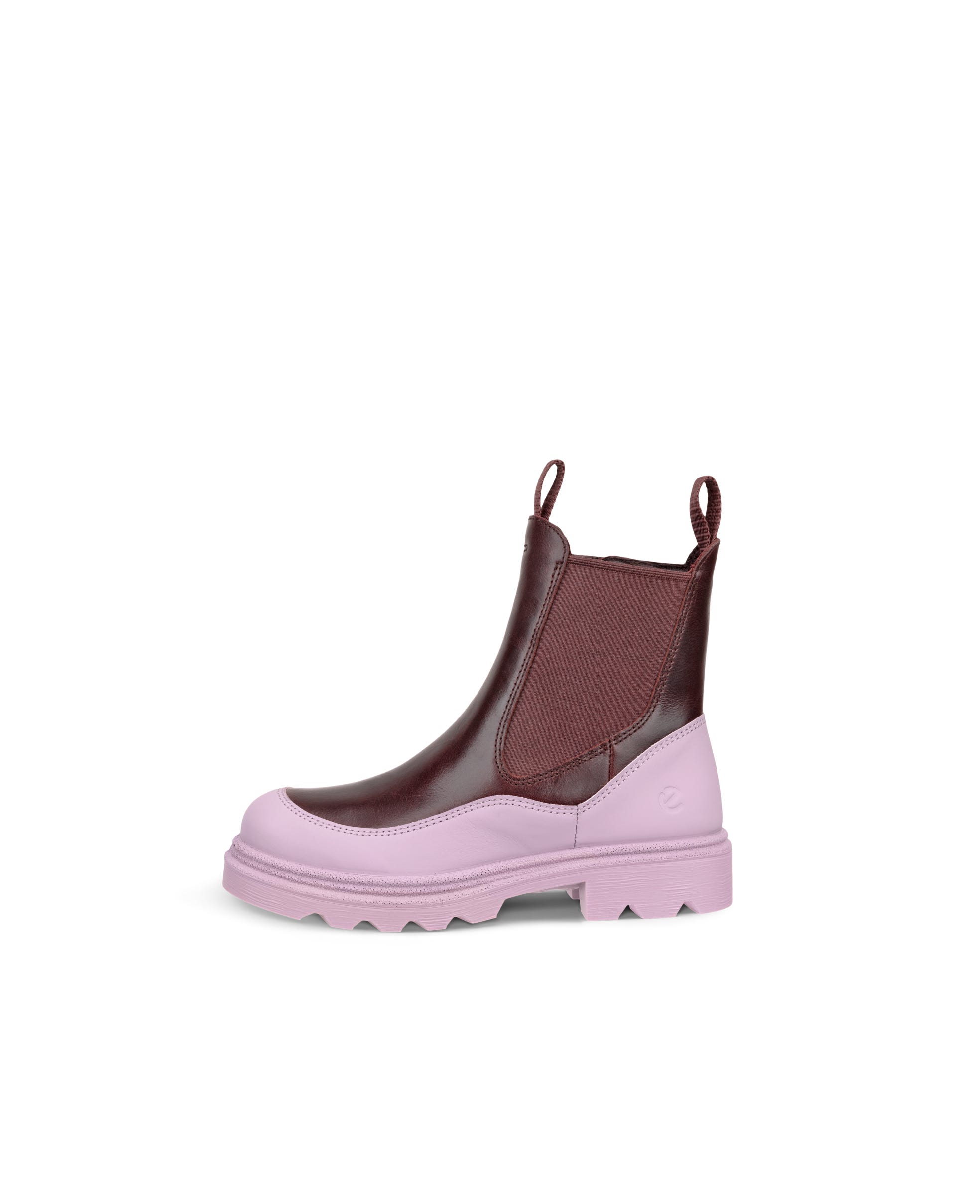 Kids' ECCO® Grainer Leather Chelsea Boot Multicolour