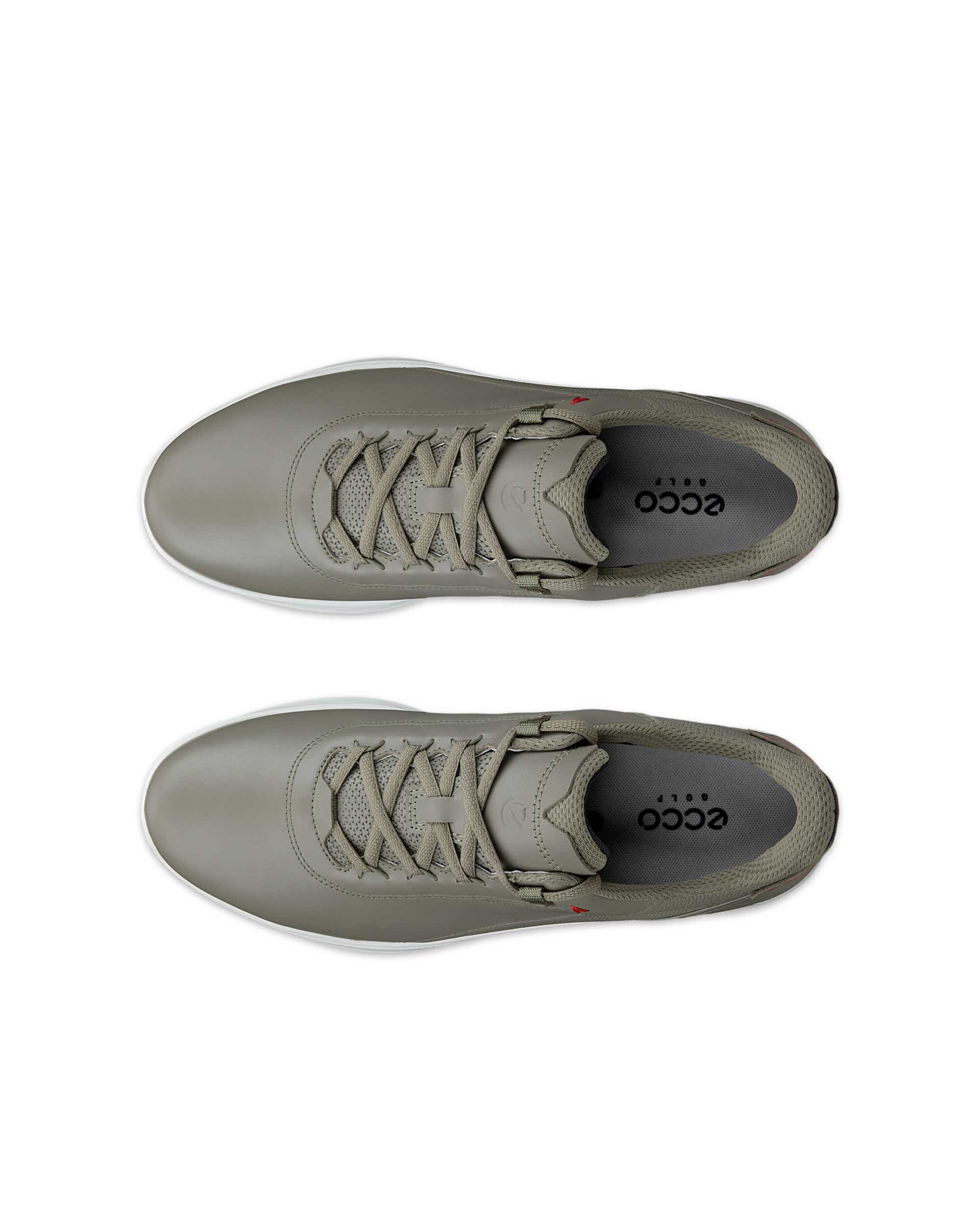 ECCO® GOLF S-CASUAL Herren Wasserdichte Golfschuh aus Leder - Grün - Top left pair