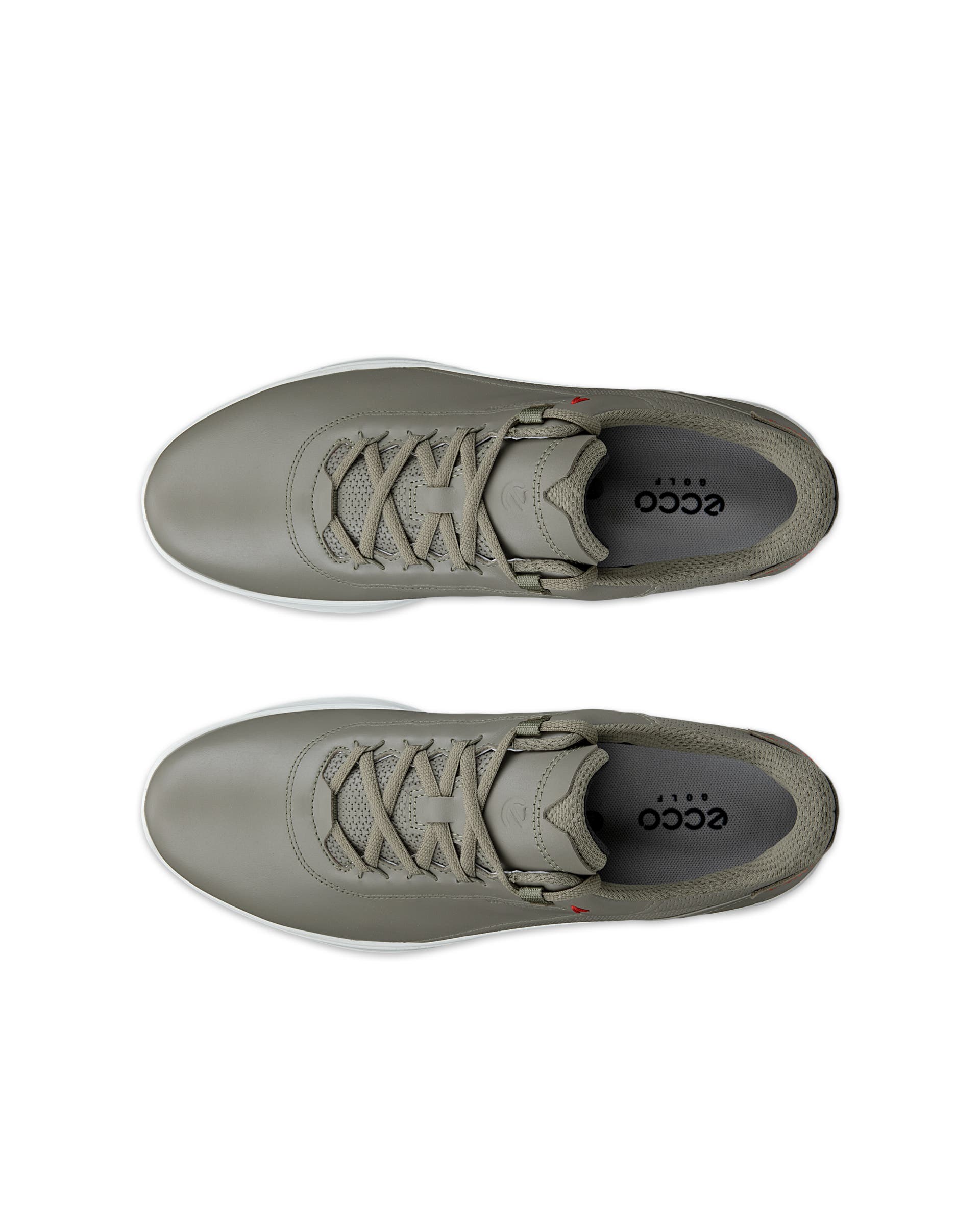 Sapatos golfe impermeáveis couro homem ECCO® GOLF S-CASUAL - Verde - Top left pair