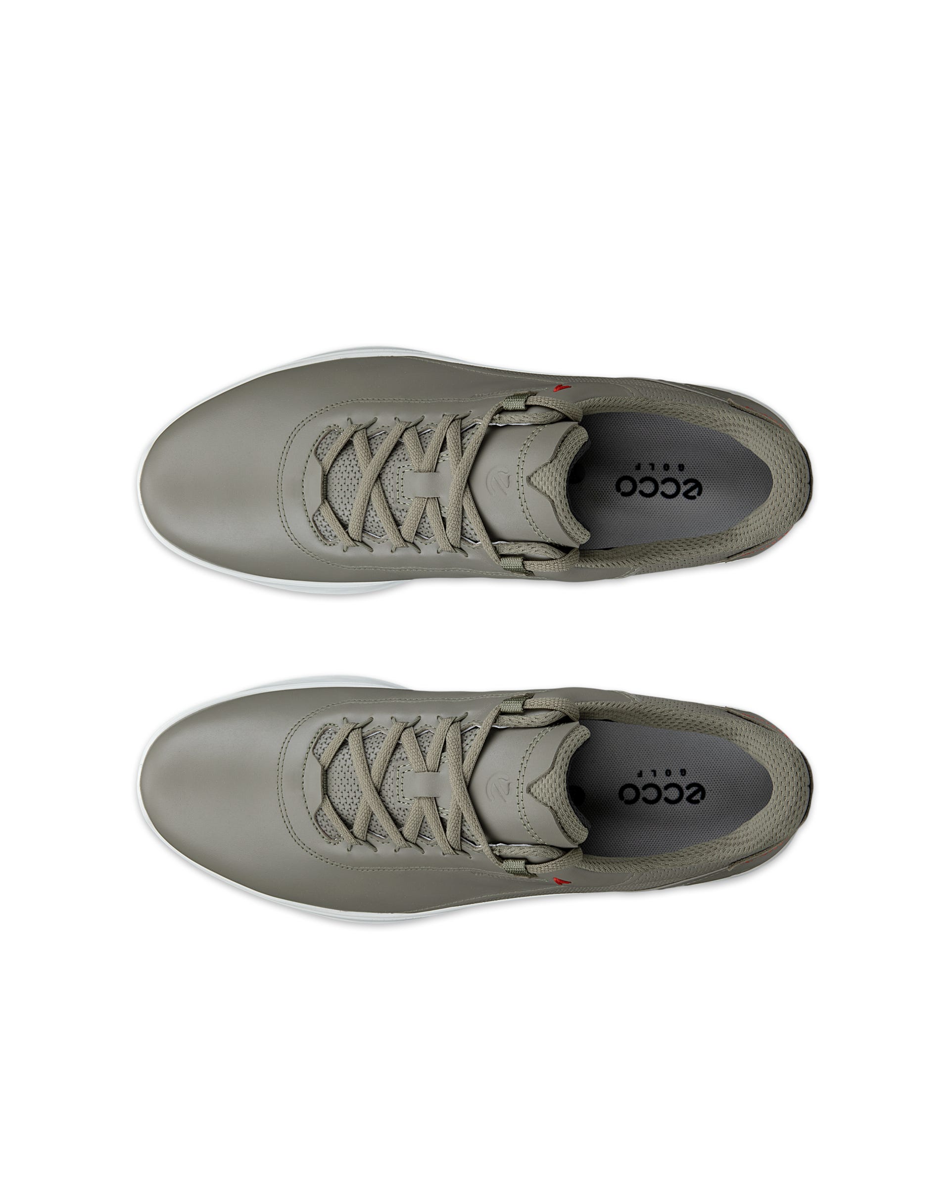 Sapatos golfe impermeáveis couro homem ECCO® GOLF S-CASUAL - Verde - Top left pair