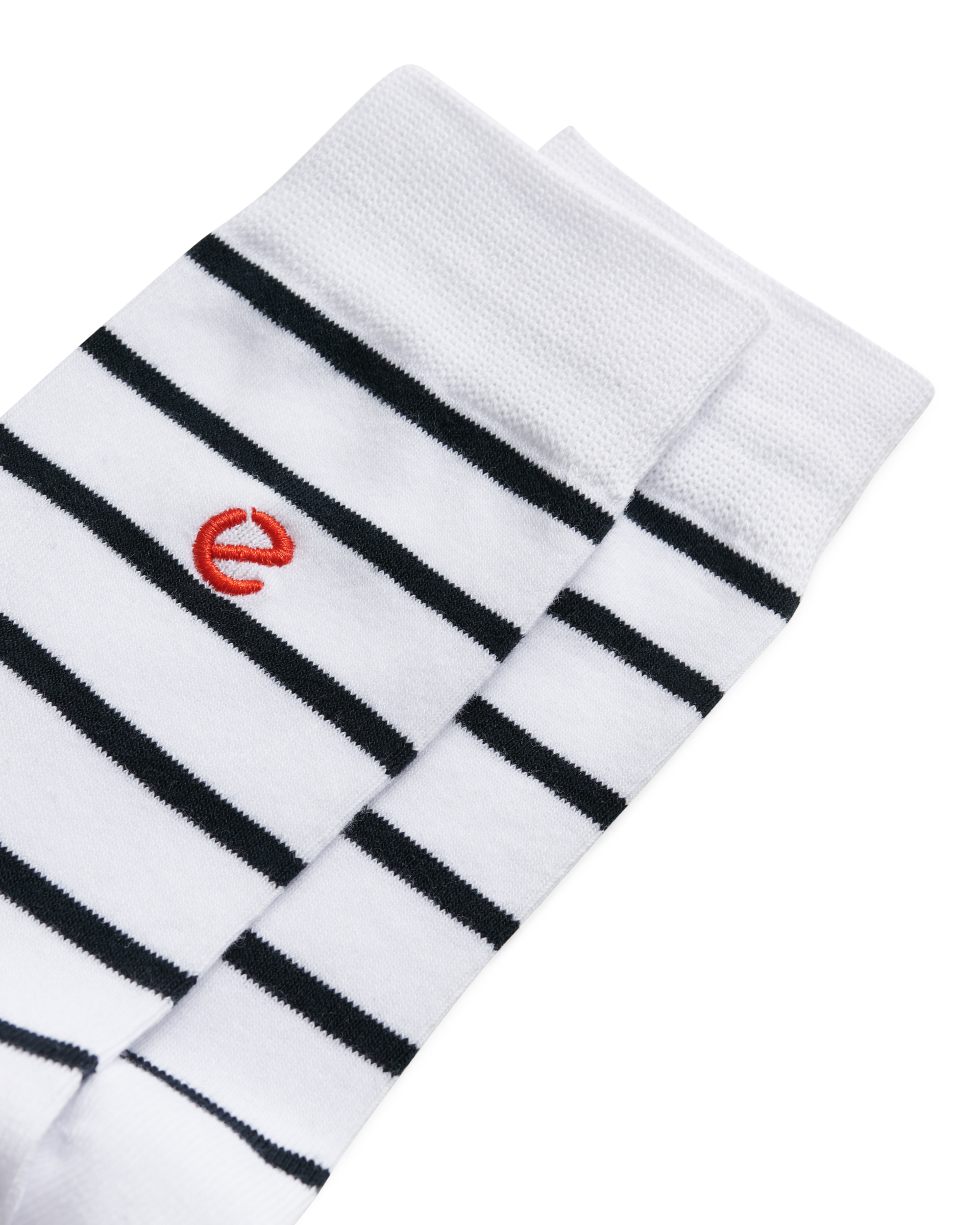 ECCO Women Classic Striped — White