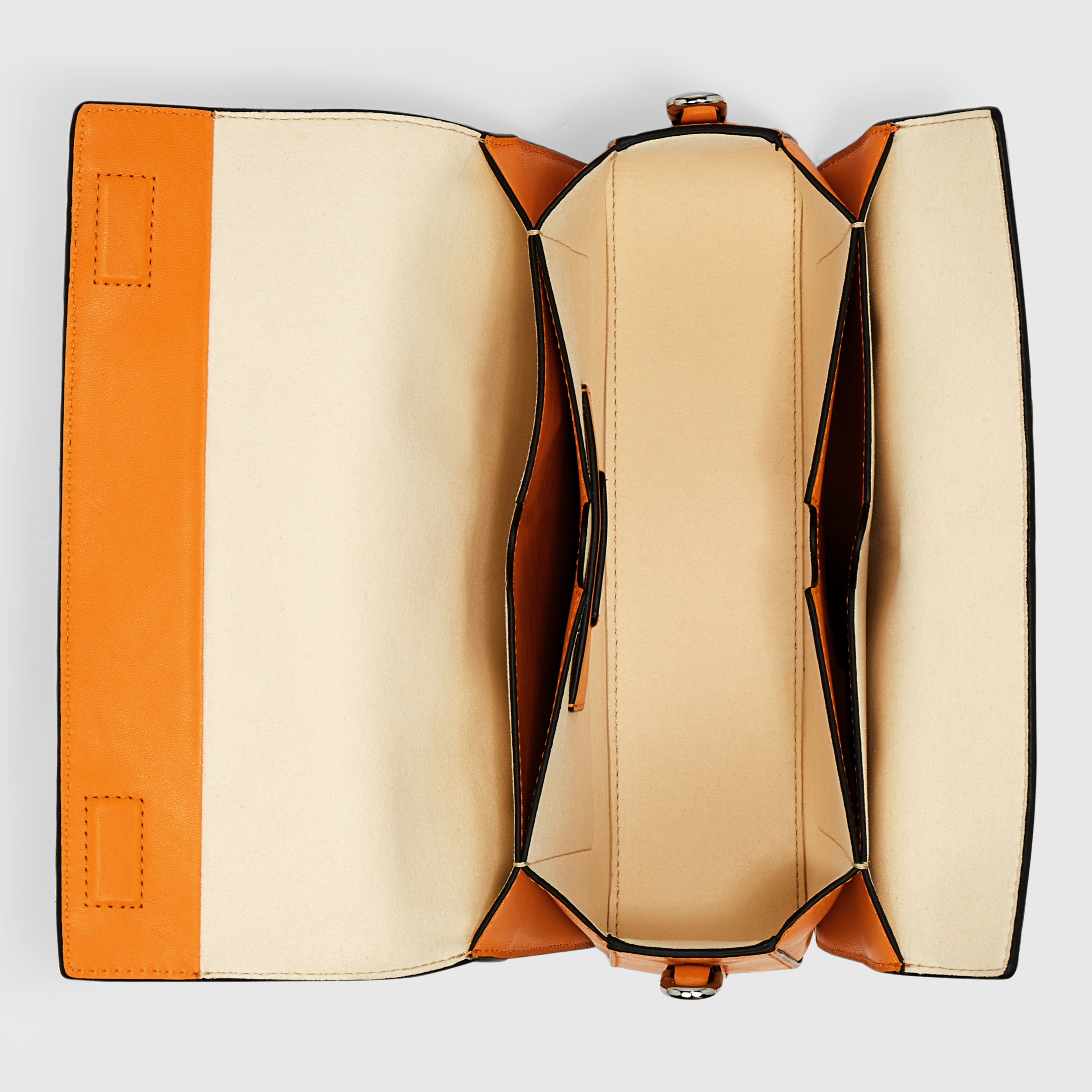 ECCO Wave Pinch Full Size レザーピンチクロスボディバッグ | オレンジ