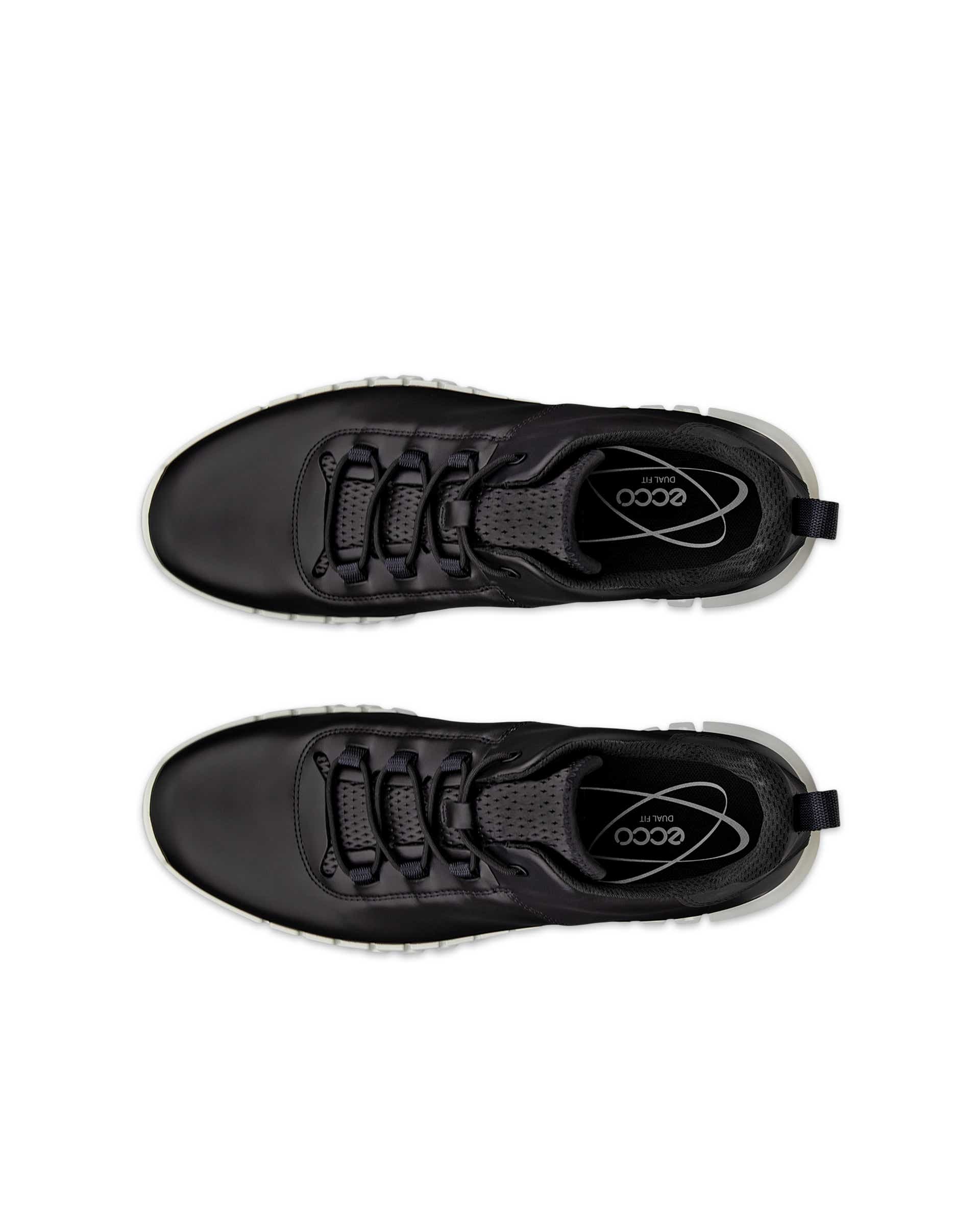 Pánske kožené tenisky ECCO® Gruuv - Čierna - Top left pair