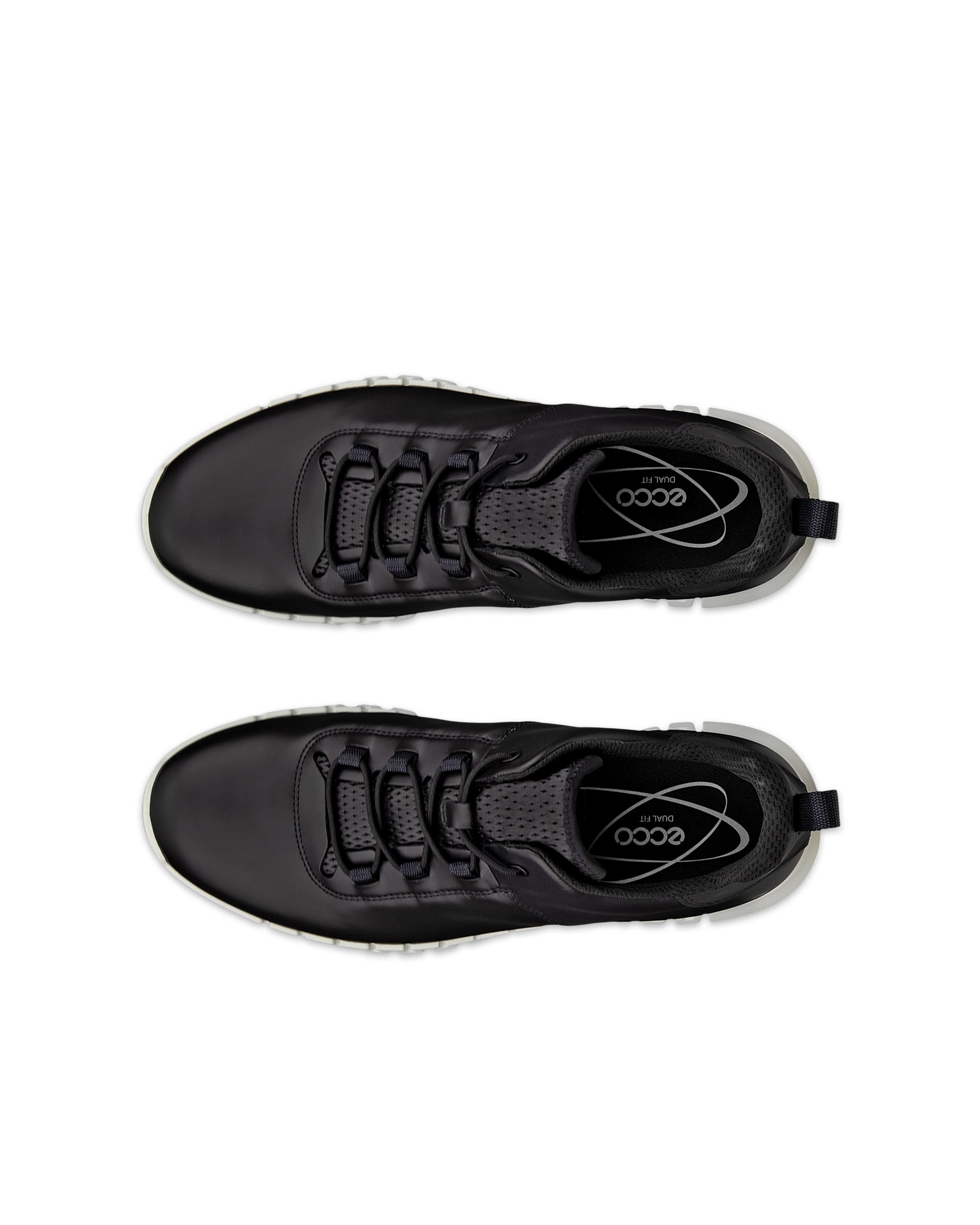 Pánske kožené tenisky ECCO® Gruuv - Čierna - Top left pair