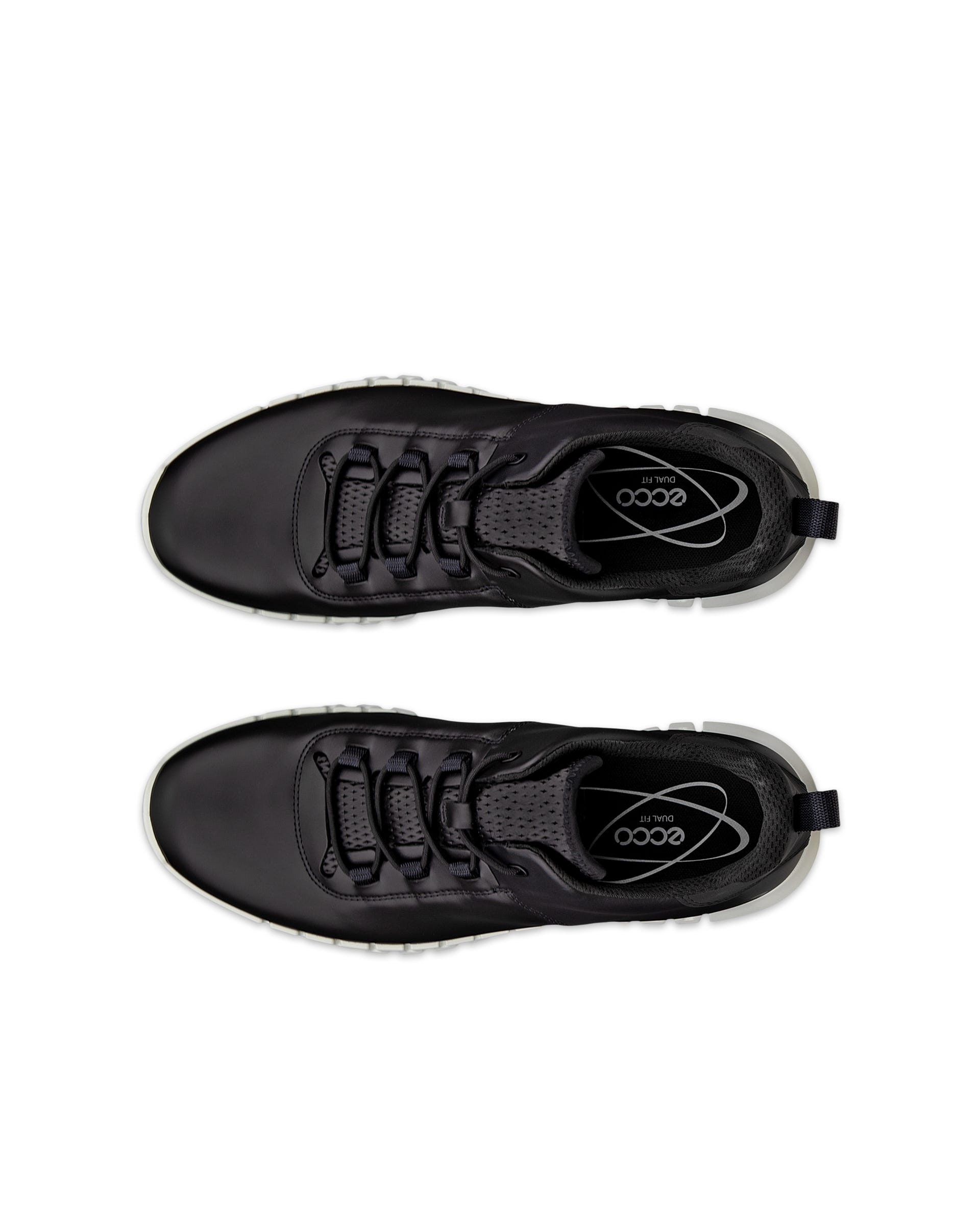 Pánske kožené tenisky ECCO® Gruuv - Čierna - Top left pair