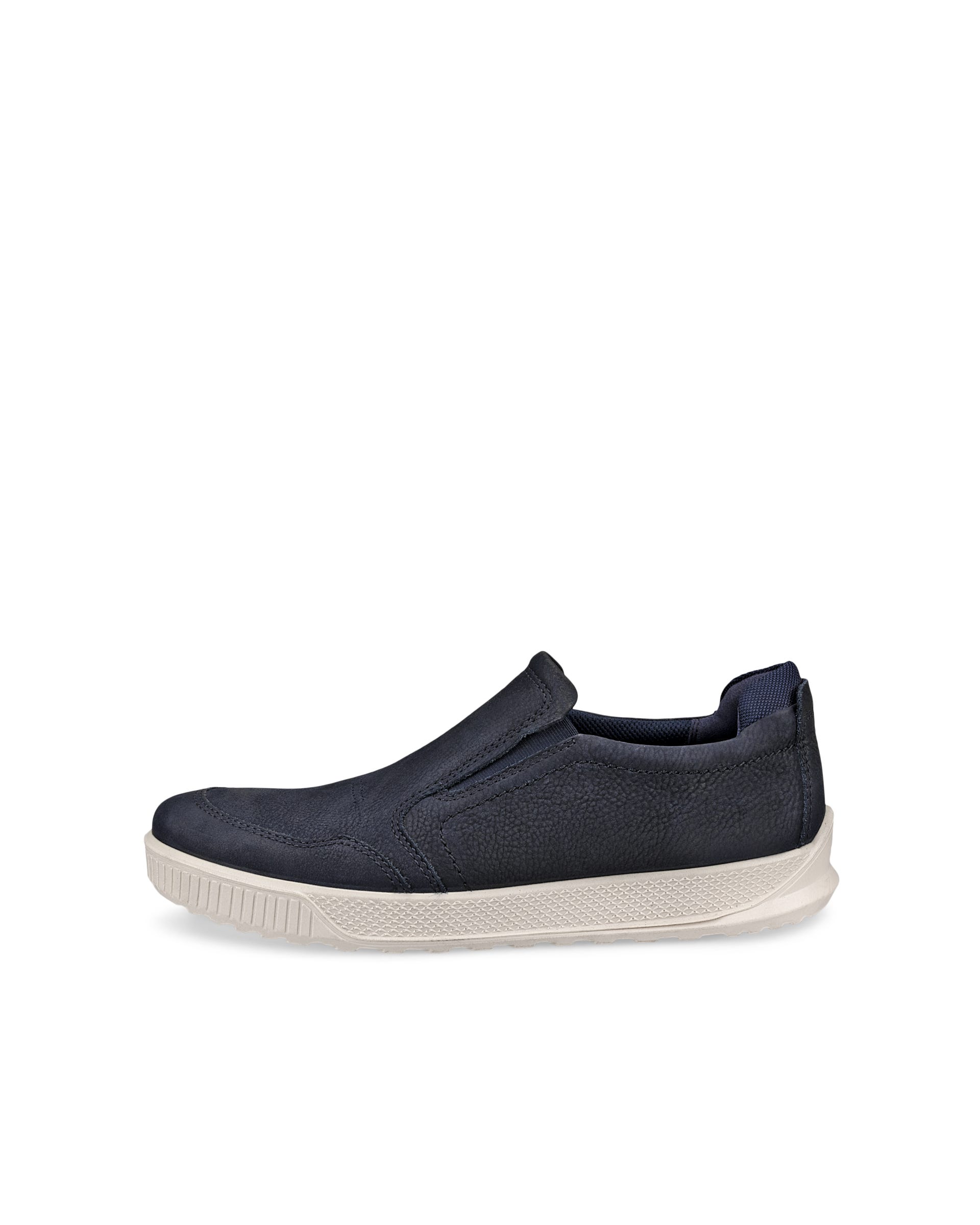 ECCO® Byway Heren nubuck instapper - Blauw - Outside
