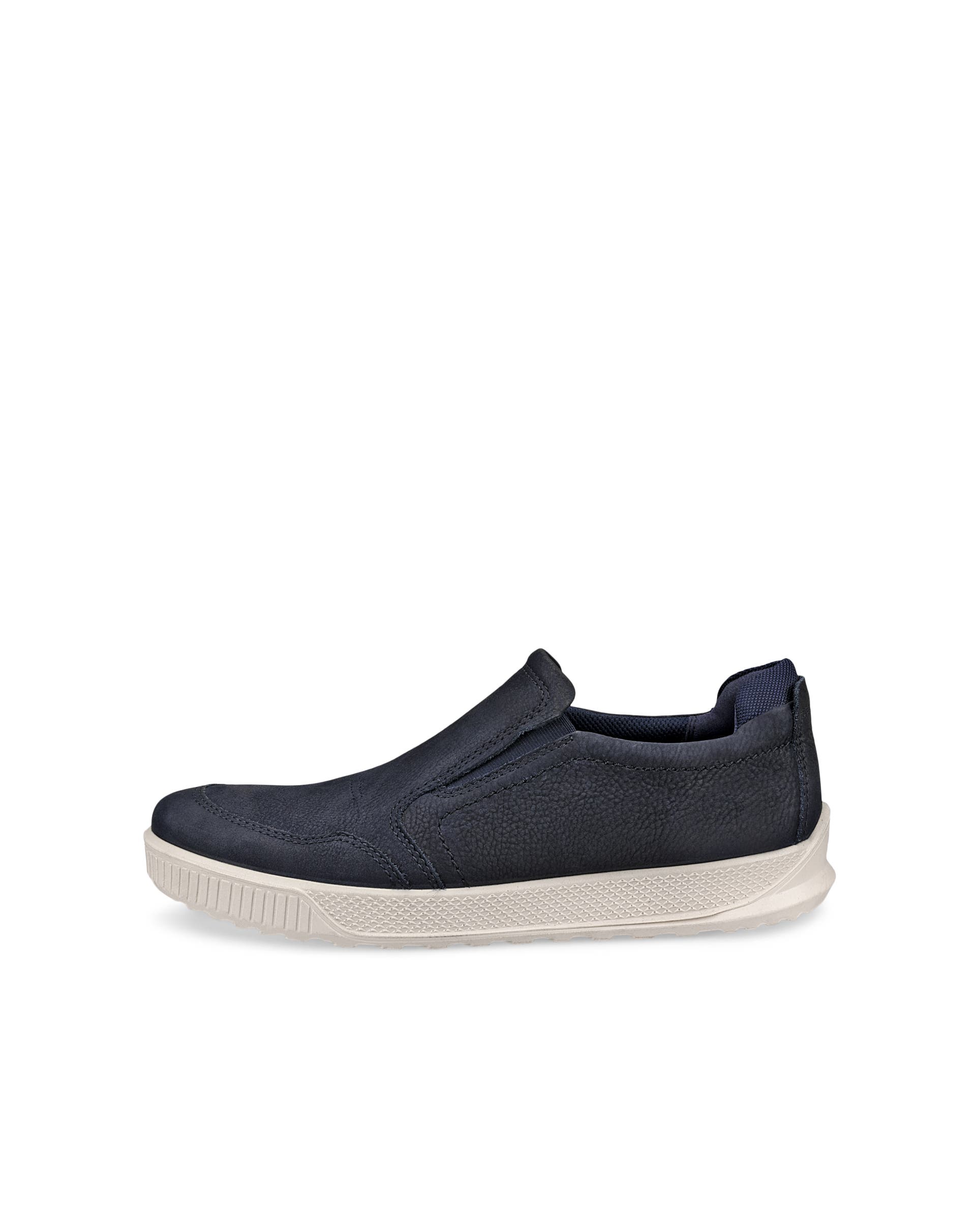 ECCO® Byway Heren nubuck instapper - Blauw - Outside