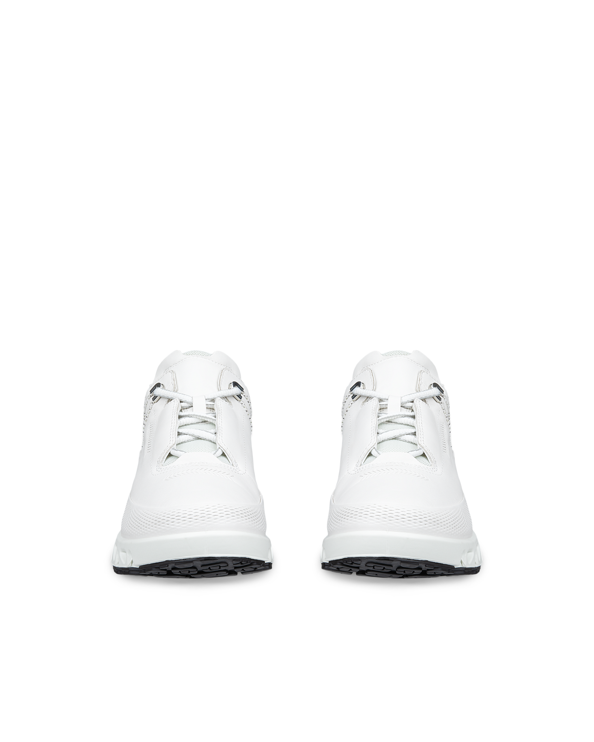 Women's ECCO® Multi-Vent Leather Gore-Tex Shoe - White - Front pair