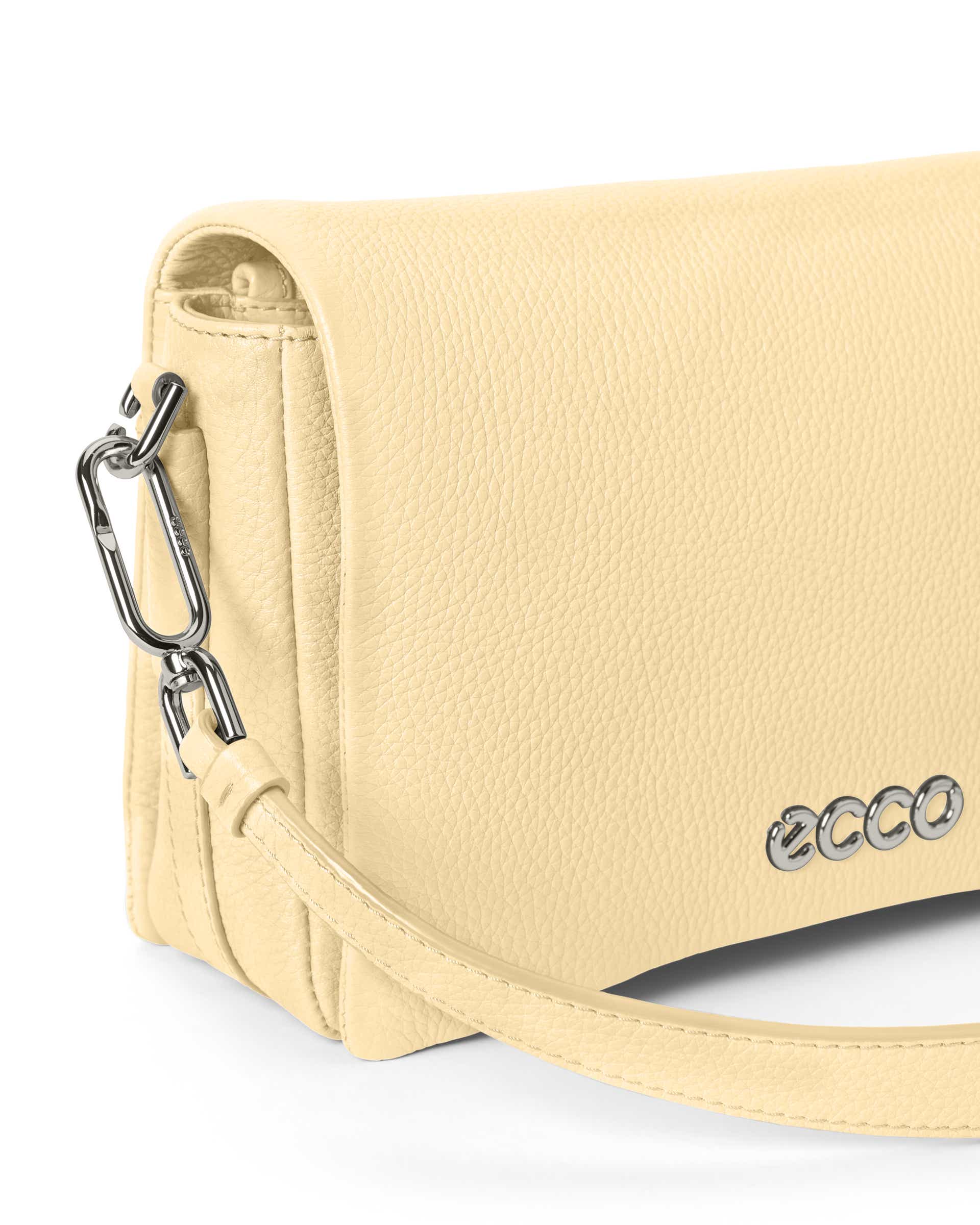 ECCO® Pinch Umhängetasche aus Leder - Gelb - Detail-1