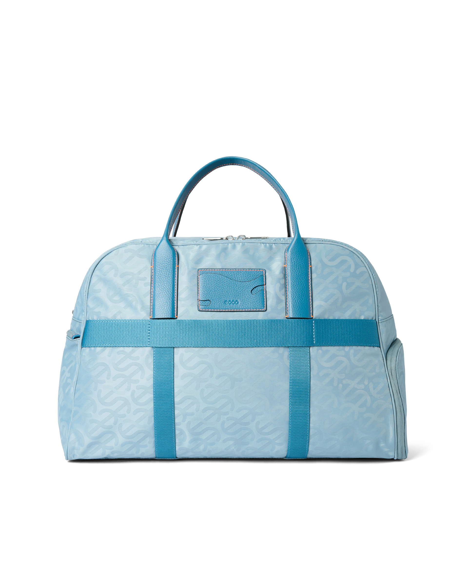 ECCO® GOLF BOSTON E WAVE Leder-Dufflebag - Grau - Back