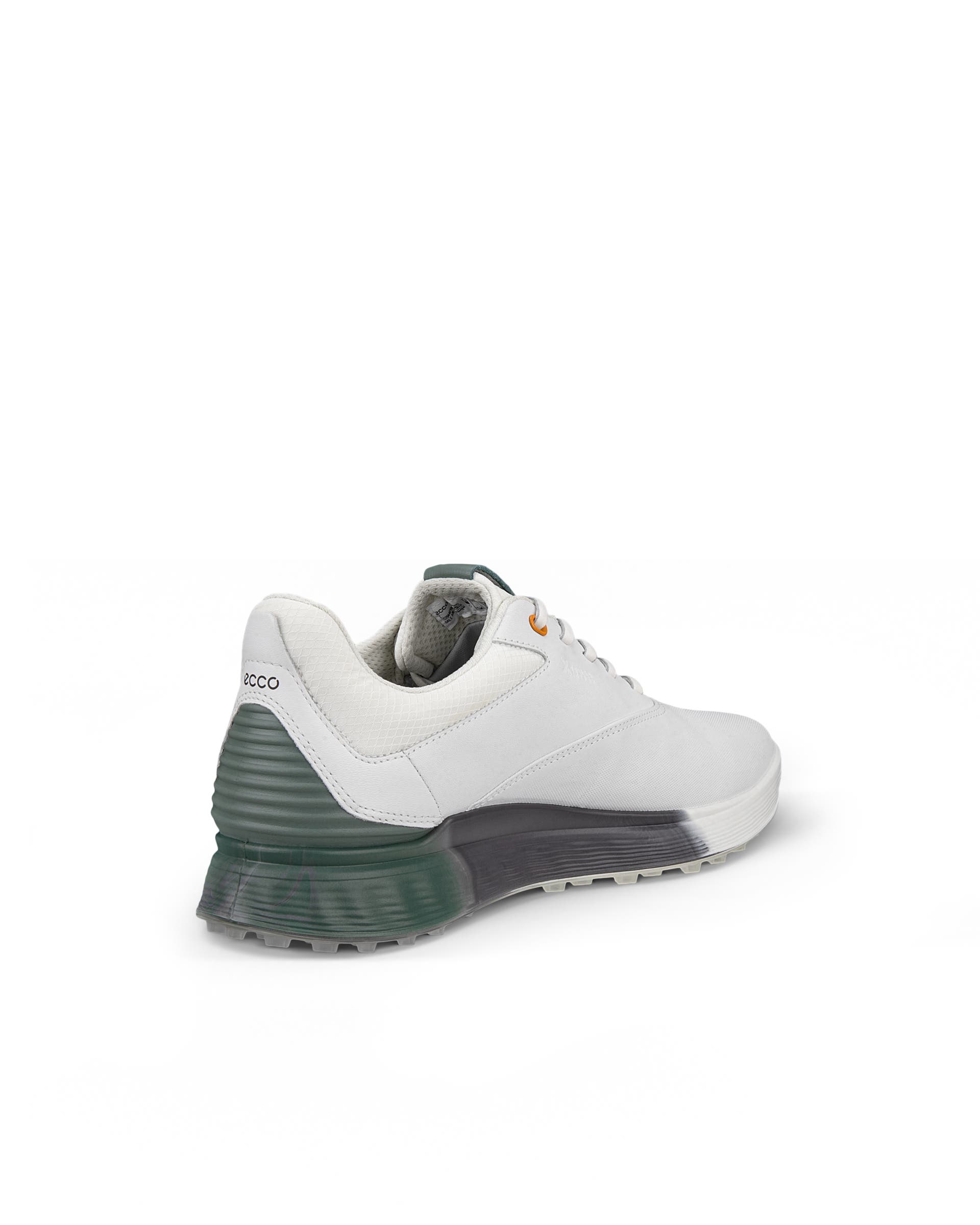 Men's ECCO® Golf S-Three Leather Waterproof Shoe | White