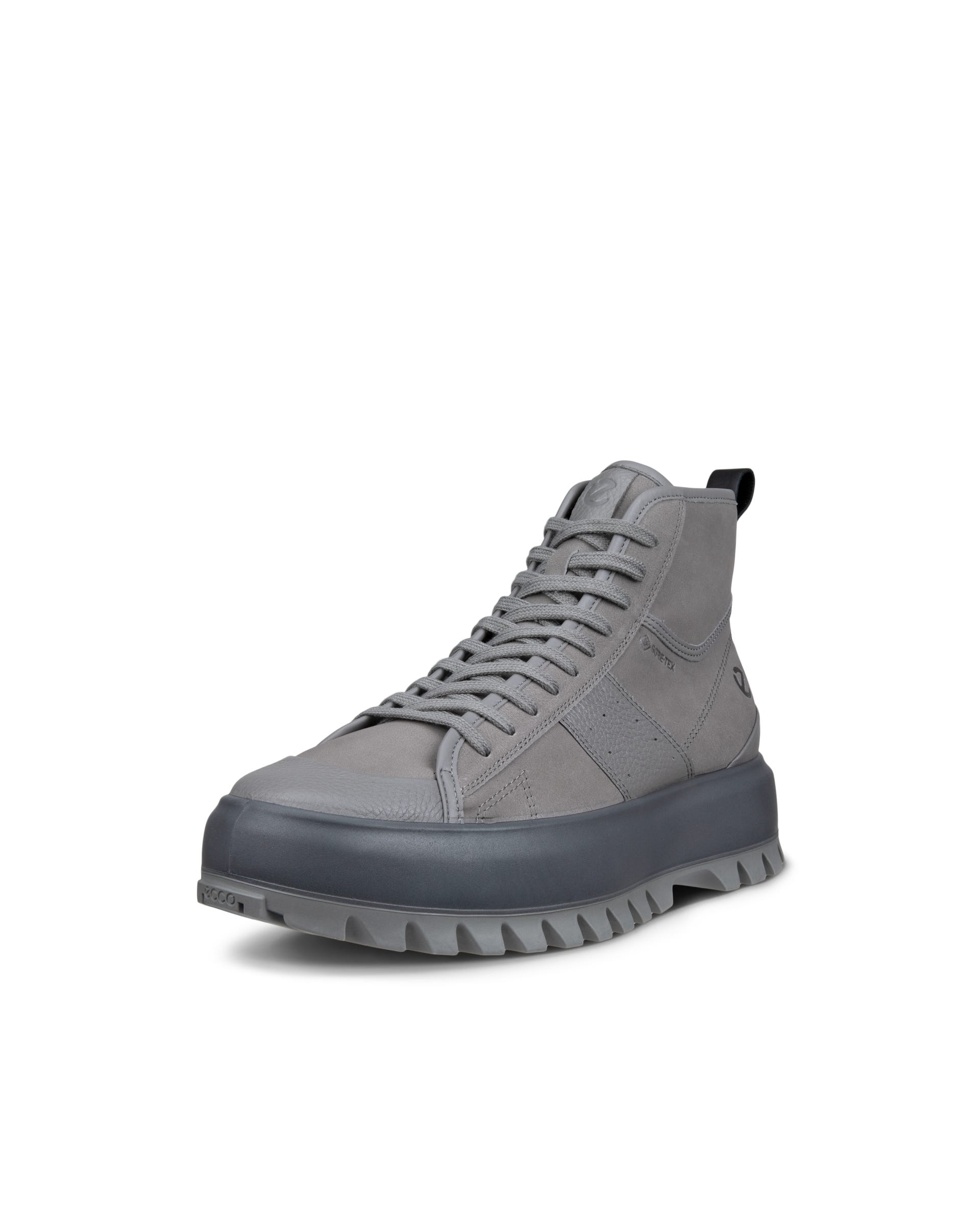 ECCO STREET ACE RUGGED MEN'S HIGH-TOP SNEAKER Grey