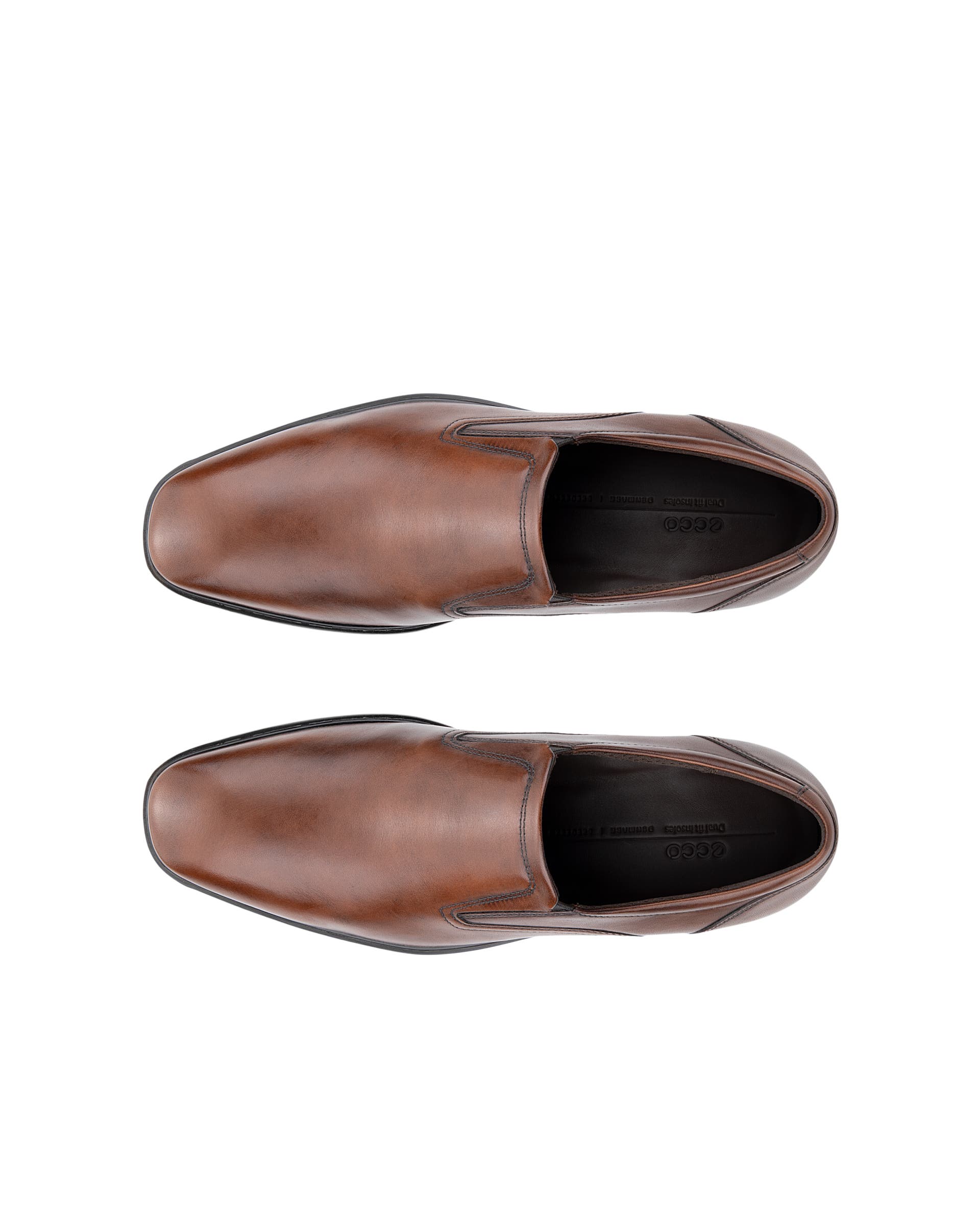 ECCO® Metropole Milan Slip-on skinn herr - Brun - Top left pair