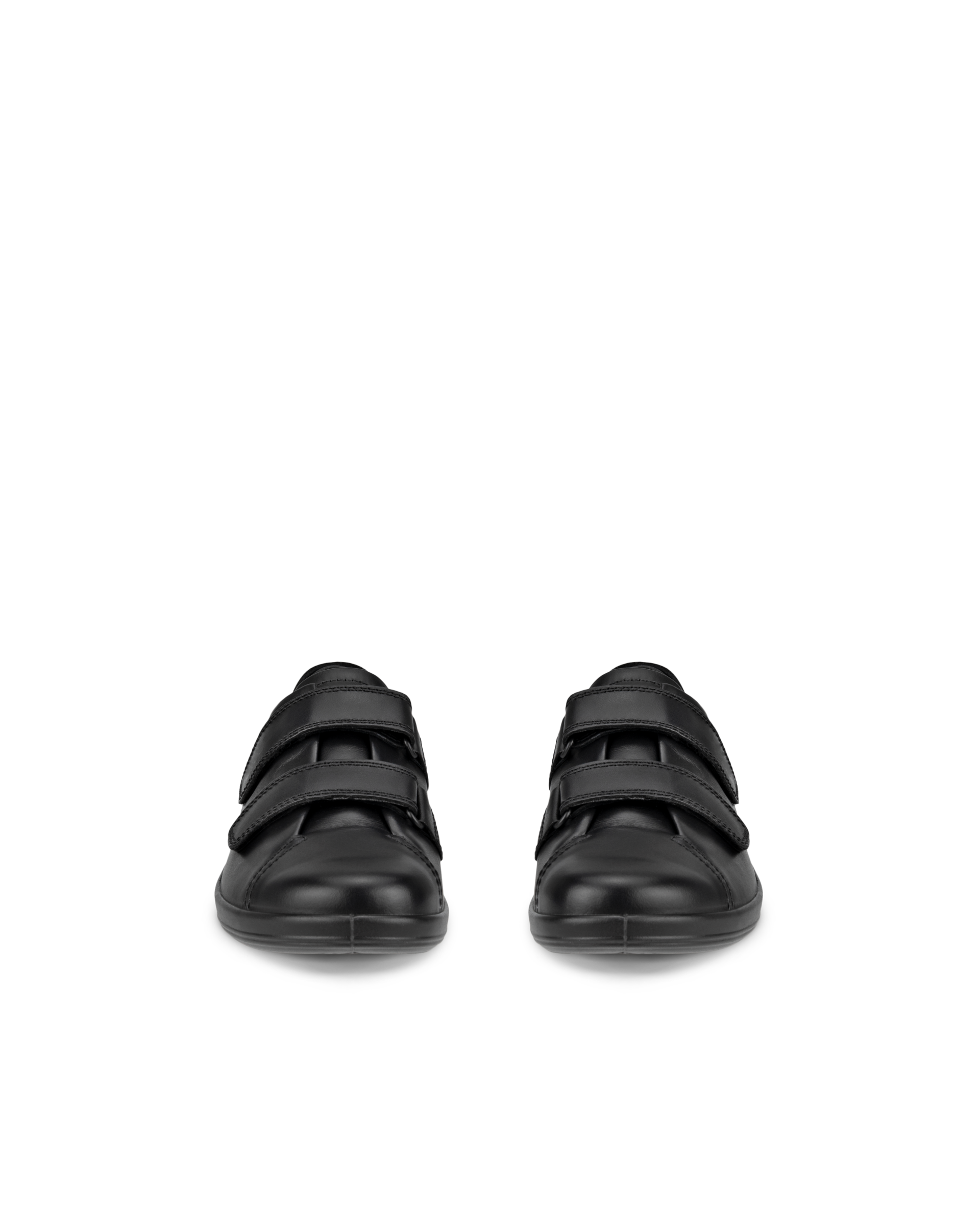 ECCO® Soft 2.0 Damen Ledersneaker - Schwarz - Front pair