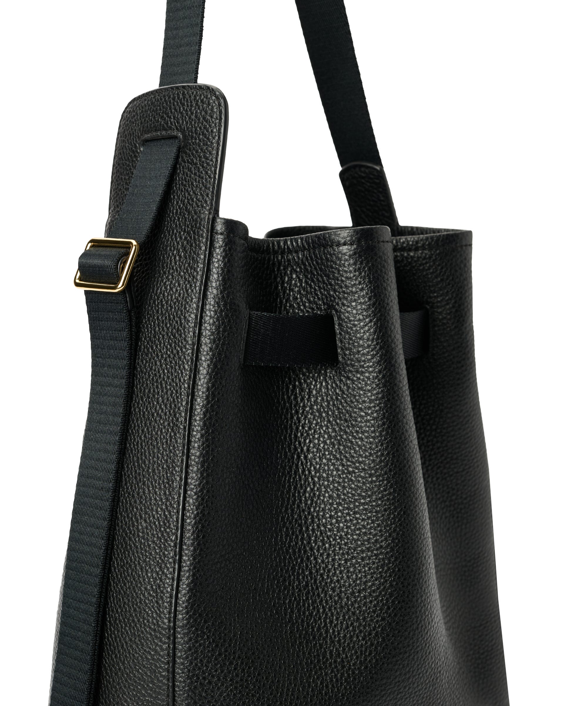ECCO® Sail sac hobo en cuir - Noir - Detail-1
