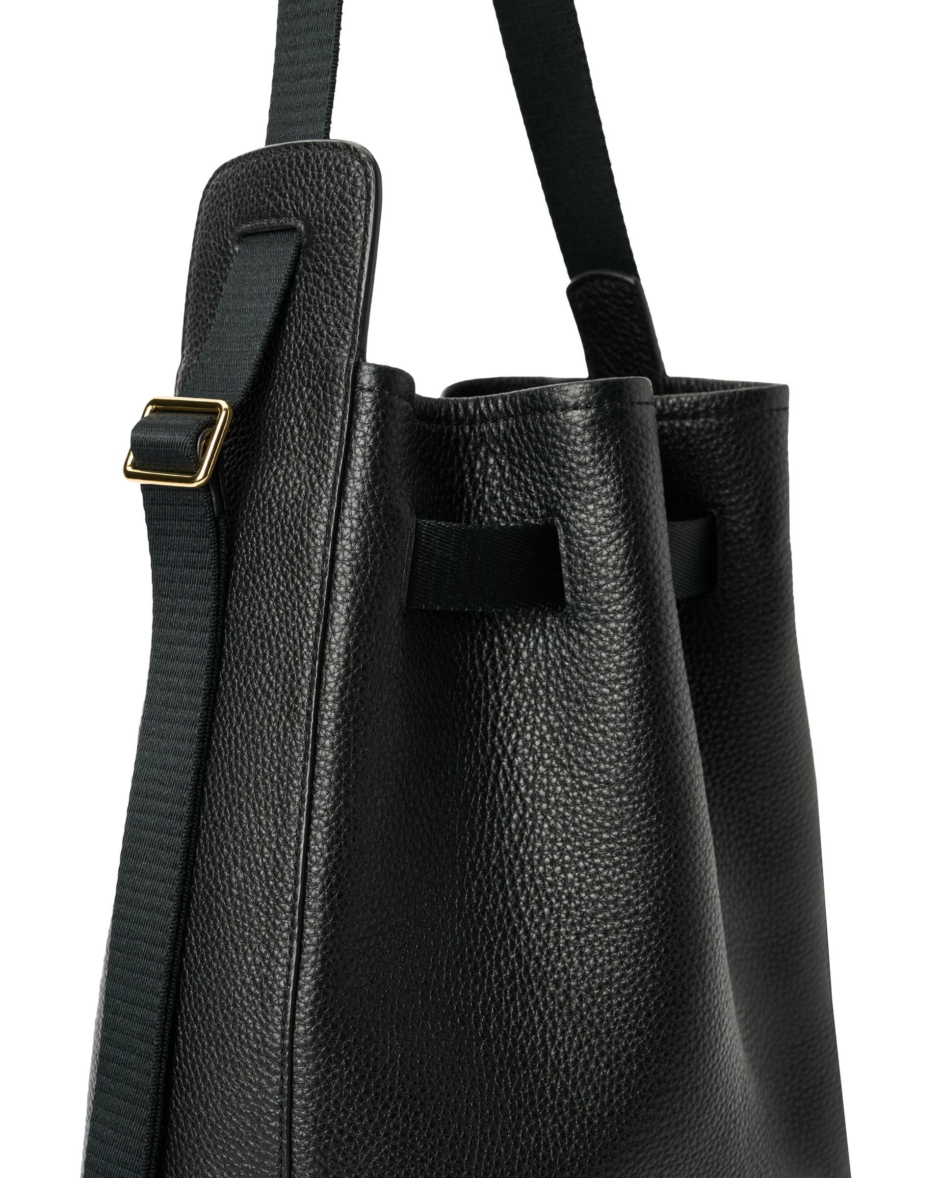 ECCO® Sail sac hobo en cuir - Noir - Detail-1
