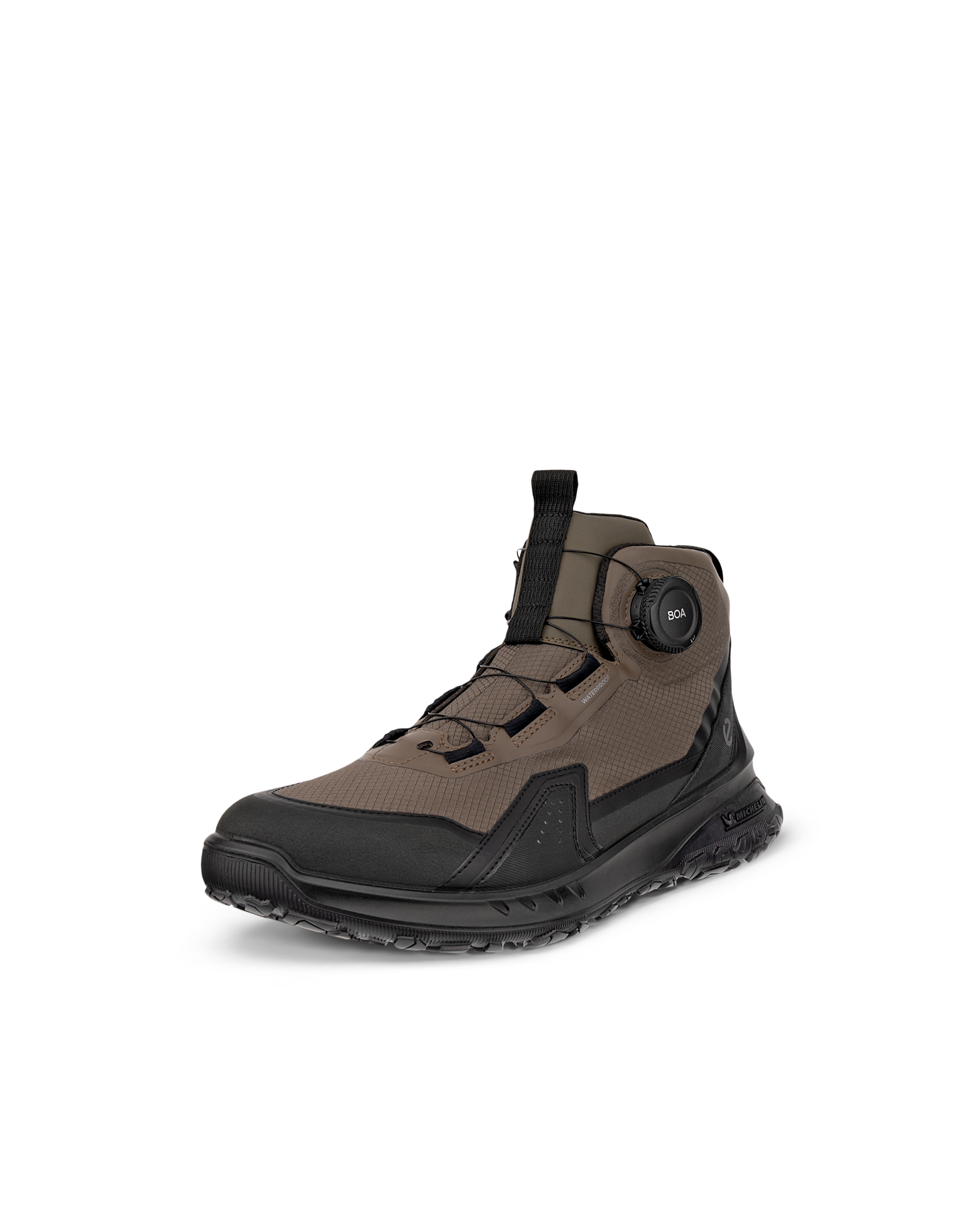 Men's ECCO® ULT-TRN Textile Waterproof Mid-Cut Boa Sneaker Boot