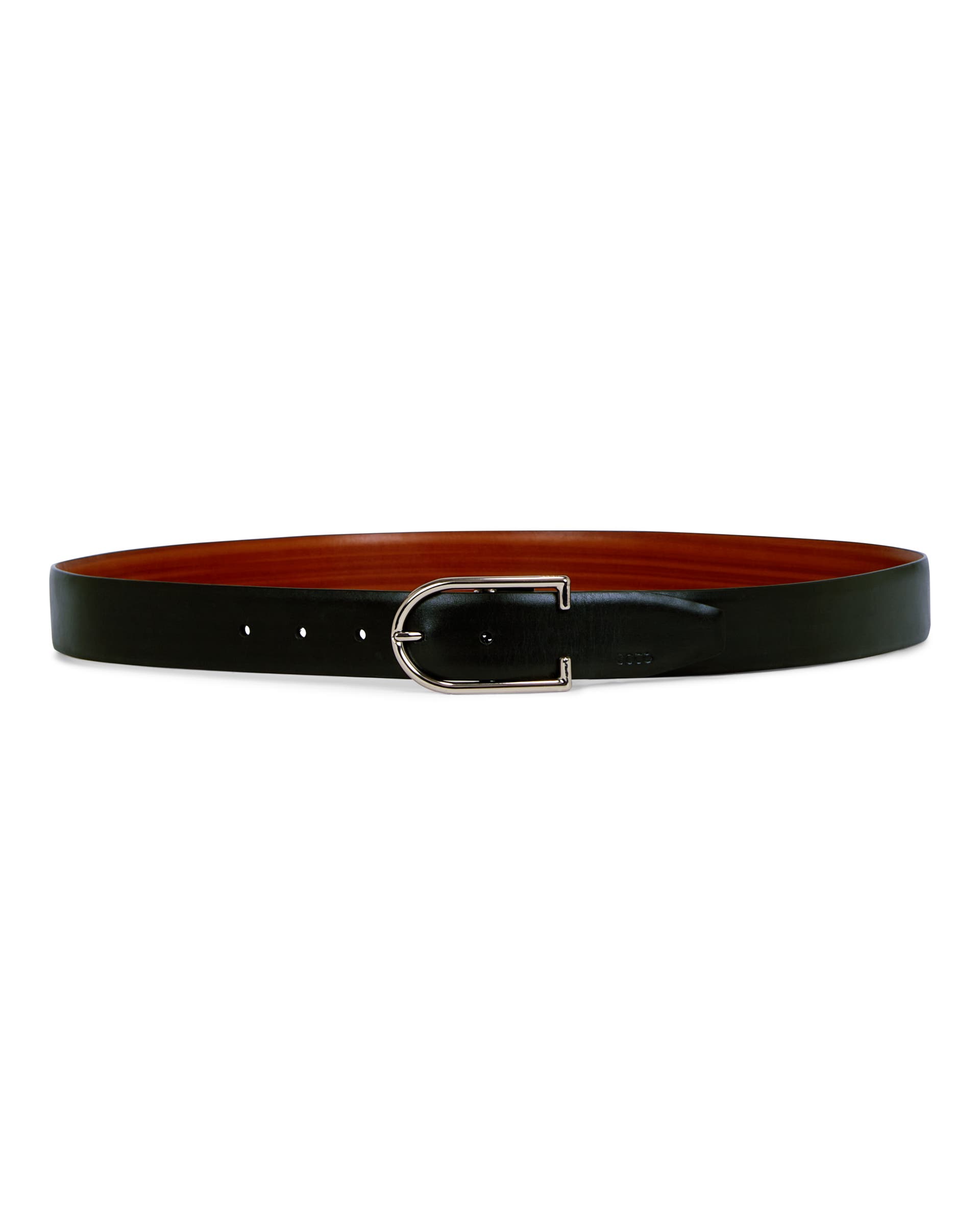 ECCO Belts Formal Reverse メンズ リバーシブルレザーベルト - ブラック - Main