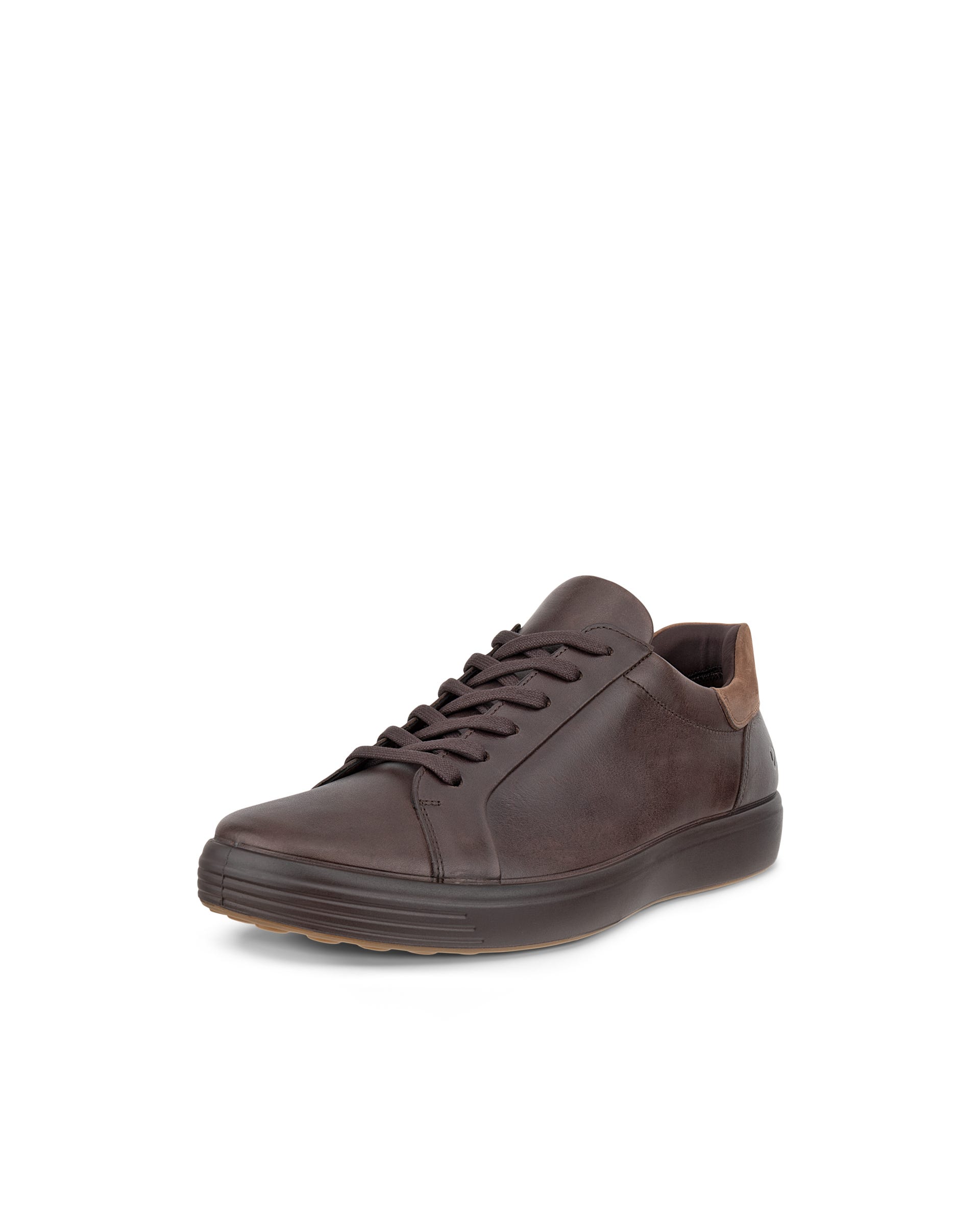 ECCO® SOFT 7 Skinnsneaker herr - Brun - Main