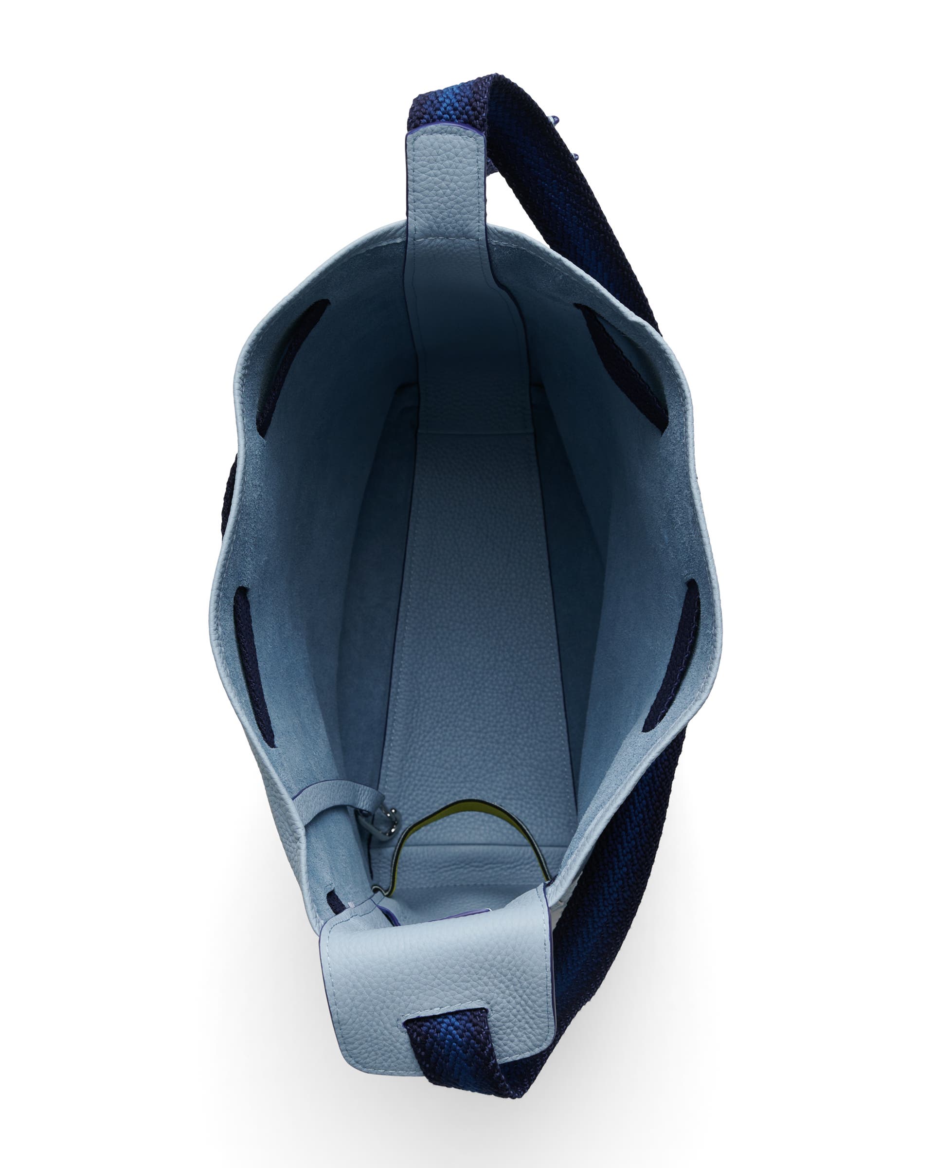 ECCO Sail Medium Pebbled レザーホーボーバッグ - ブルー - Birdeye