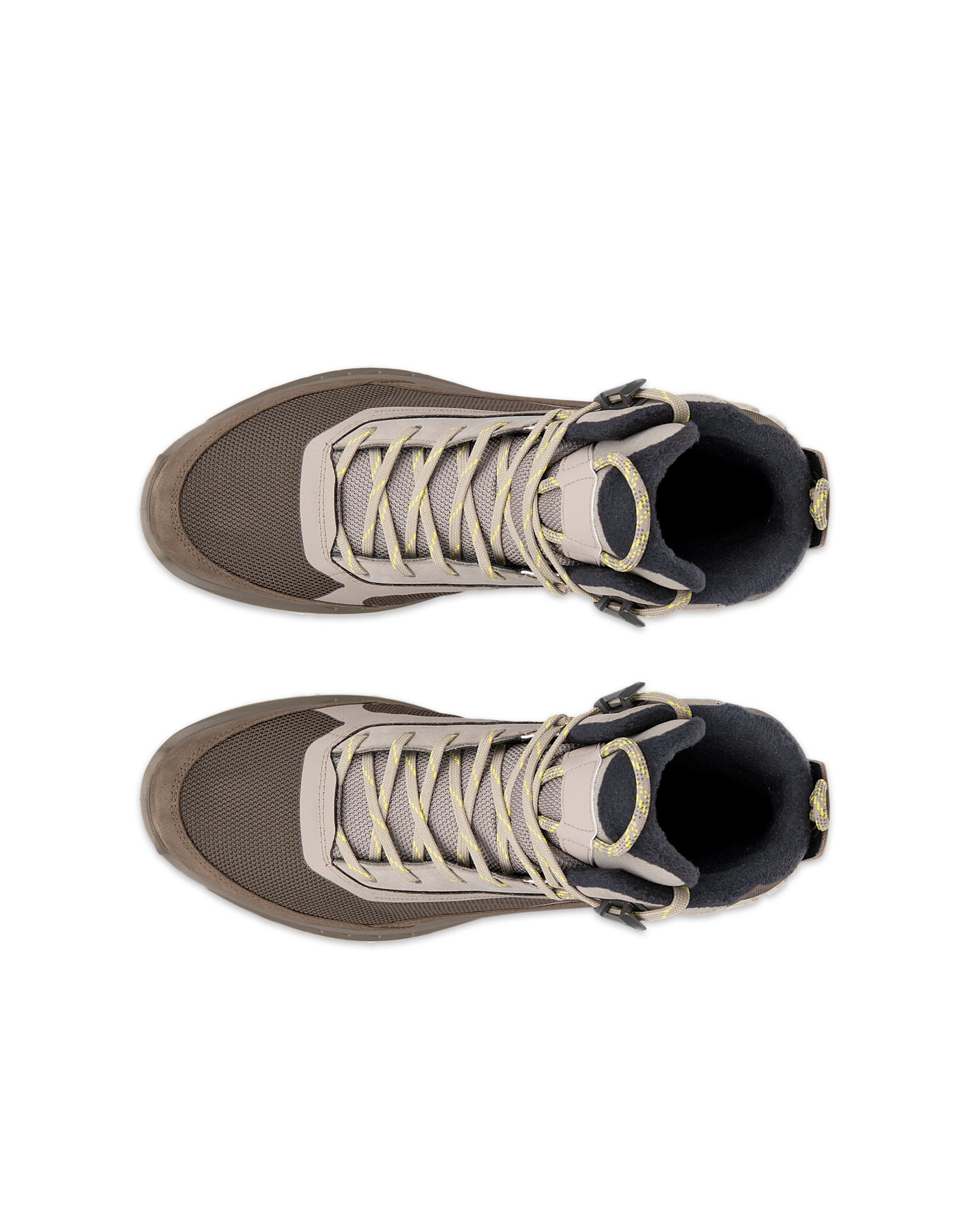 ECCO® ULT-TRN chaussures de randonnée imperméable de plein air mi-hautes en nubuck pour femme - Marron - Top left pair