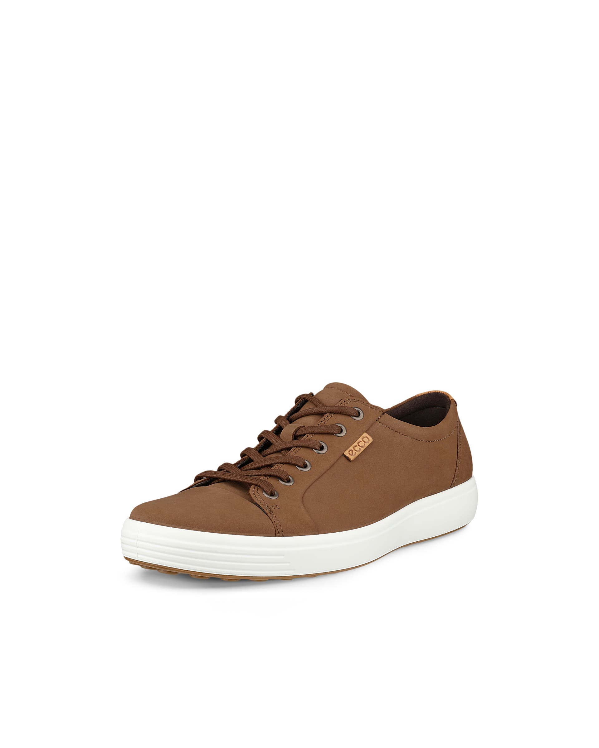 ECCO® Soft 7 Herren Sneaker aus Nubukleder - Braun - Main