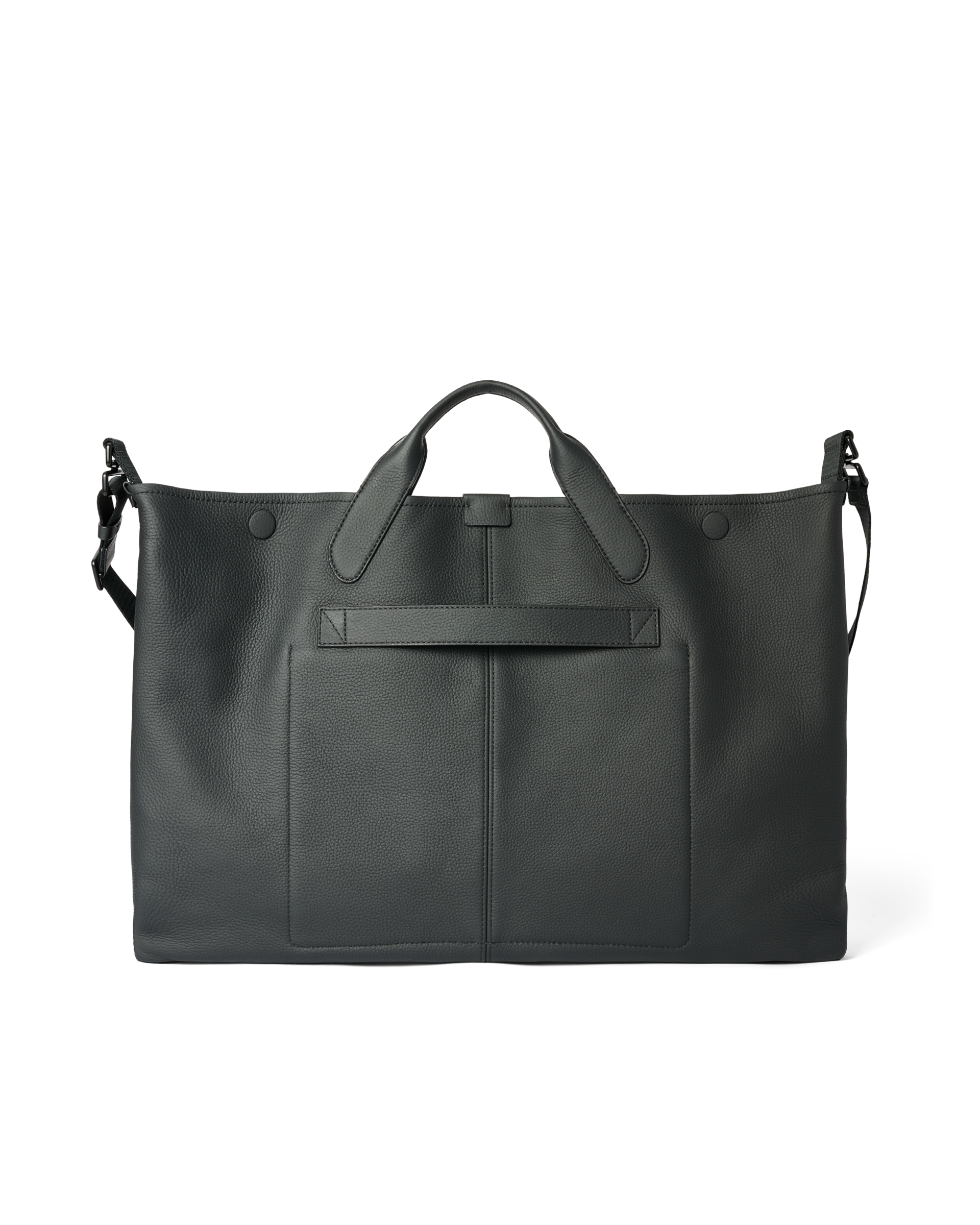 ECCO® East-West Soft Leather Tote Bag Black