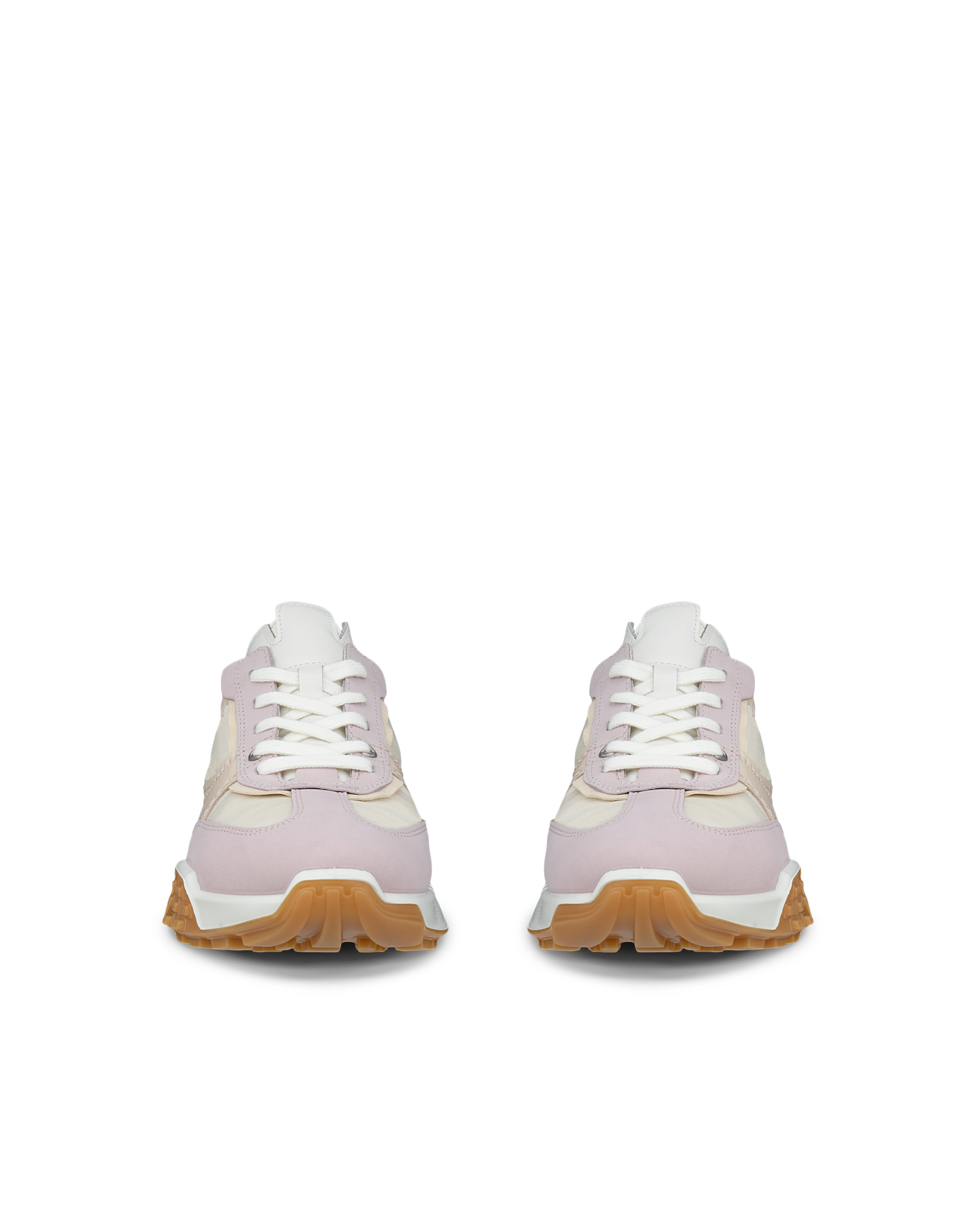 ECCO® Retro Sneaker baskets en cuir pour femme - Multicolore - Front pair