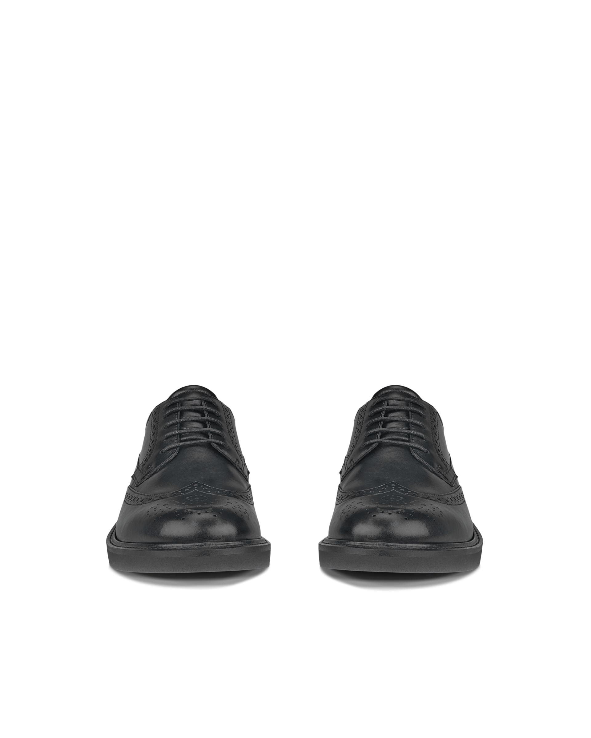 Pánska kožená obuv typu Brogue  ECCO® Metropole London - Čierna - Front pair