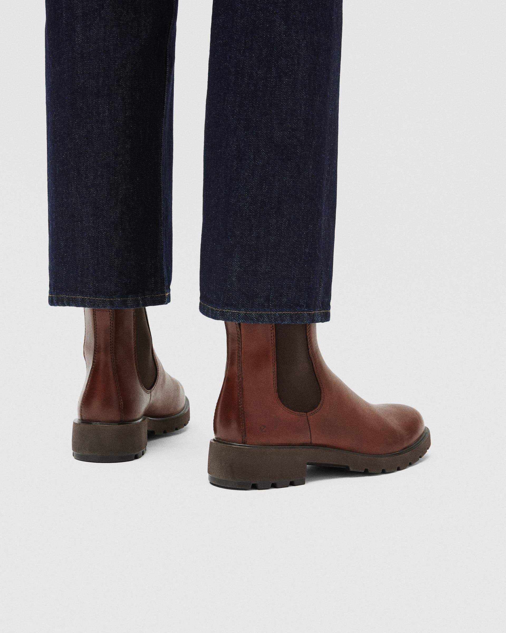 Women's ECCO® Metropole Vienna Leather Chelsea Boot - Brown - Lifestyle image-1