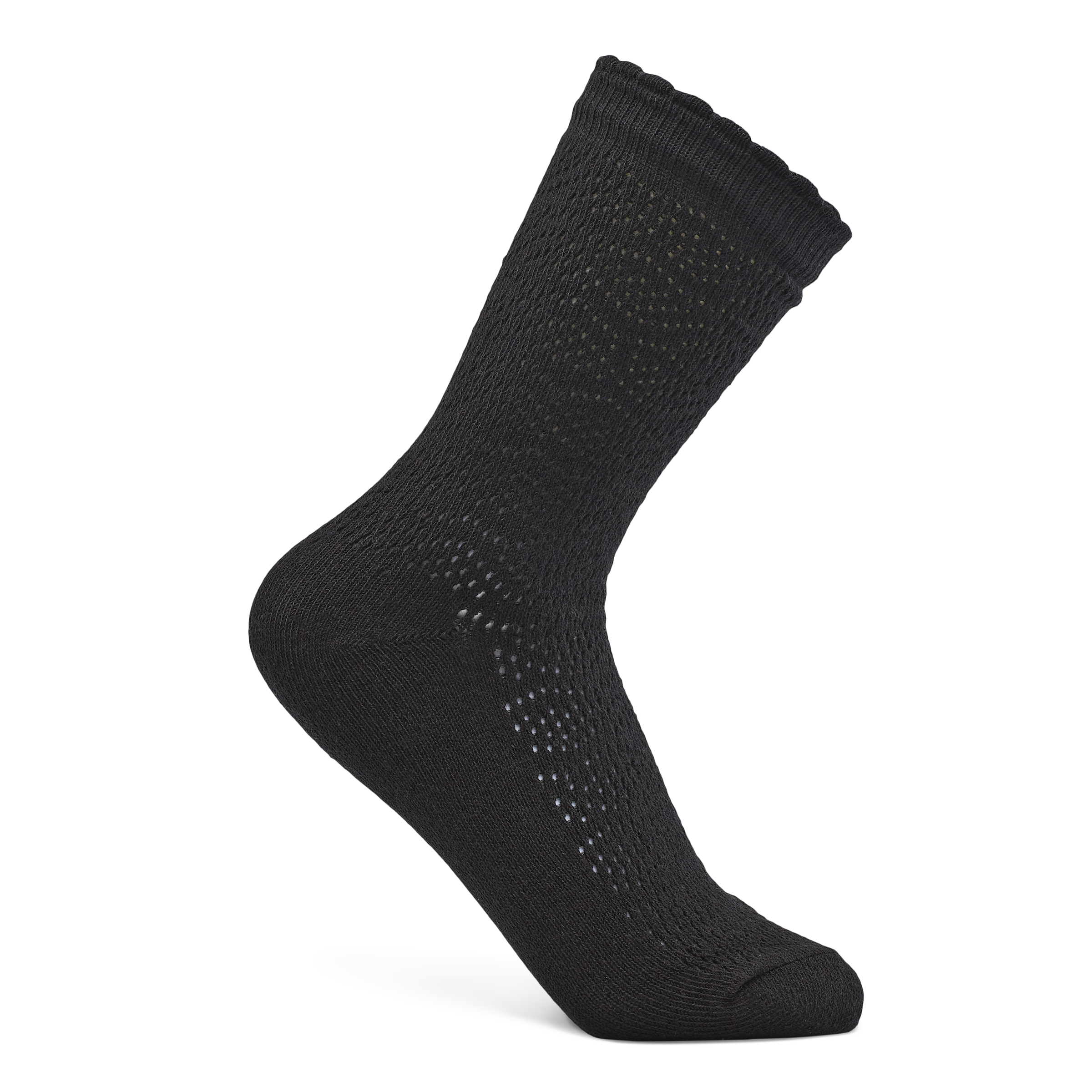 ECCO Classic Curved Mid Cut — Black