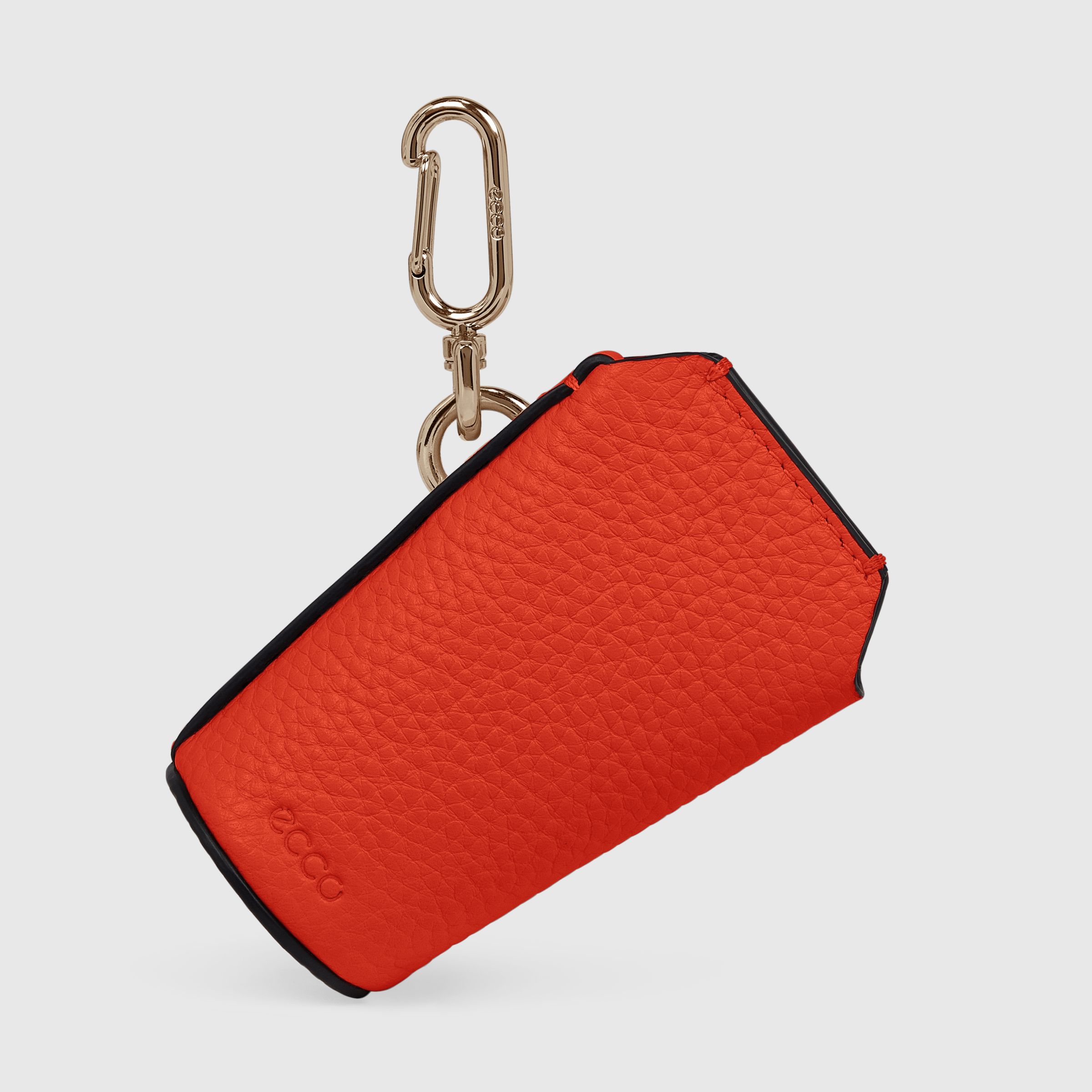 ECCO® Textureblock Pot Mini Leather Pouch Wallet | Green