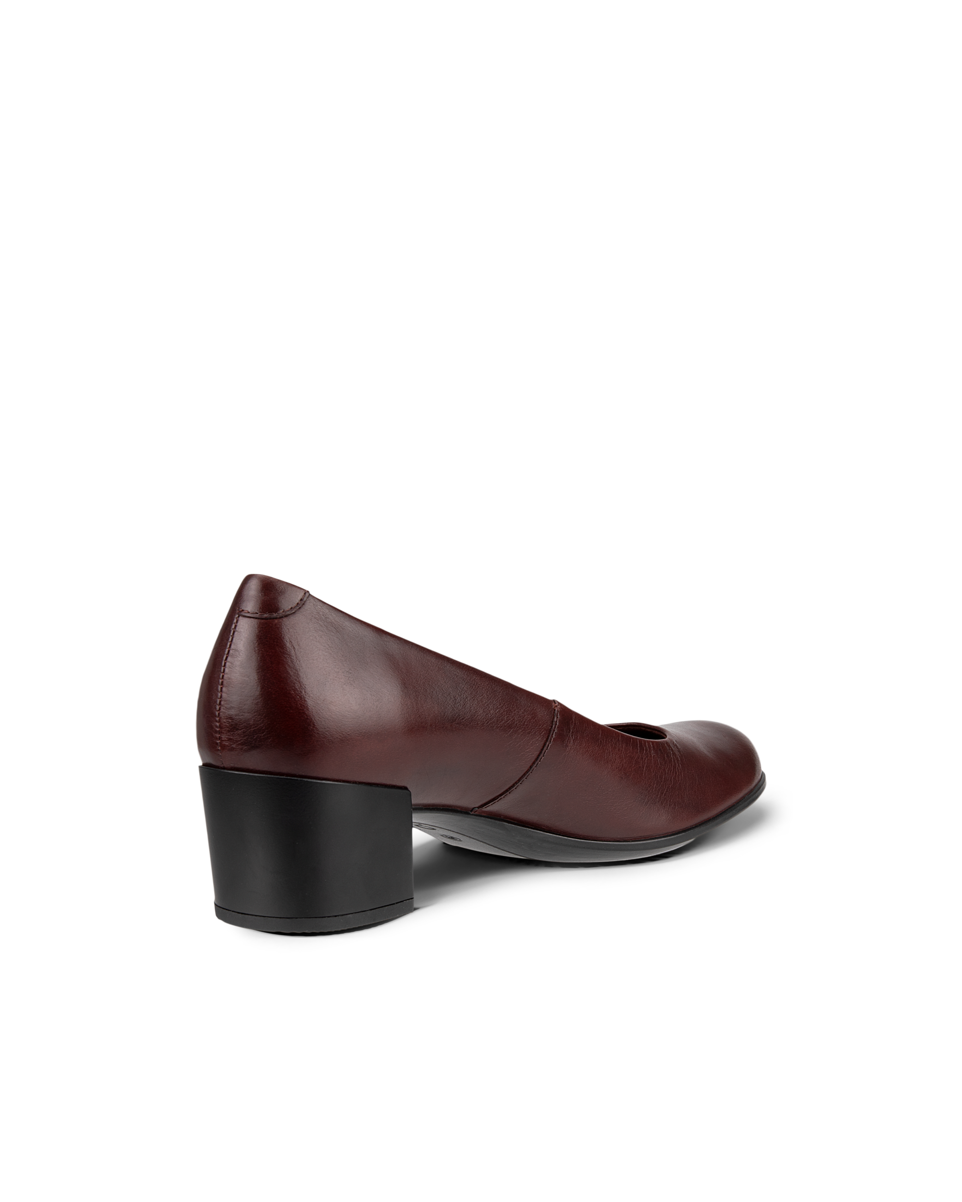 ECCO Dress Classic 35 ウィメンズ レザーブロックヒールパンプス | レッド