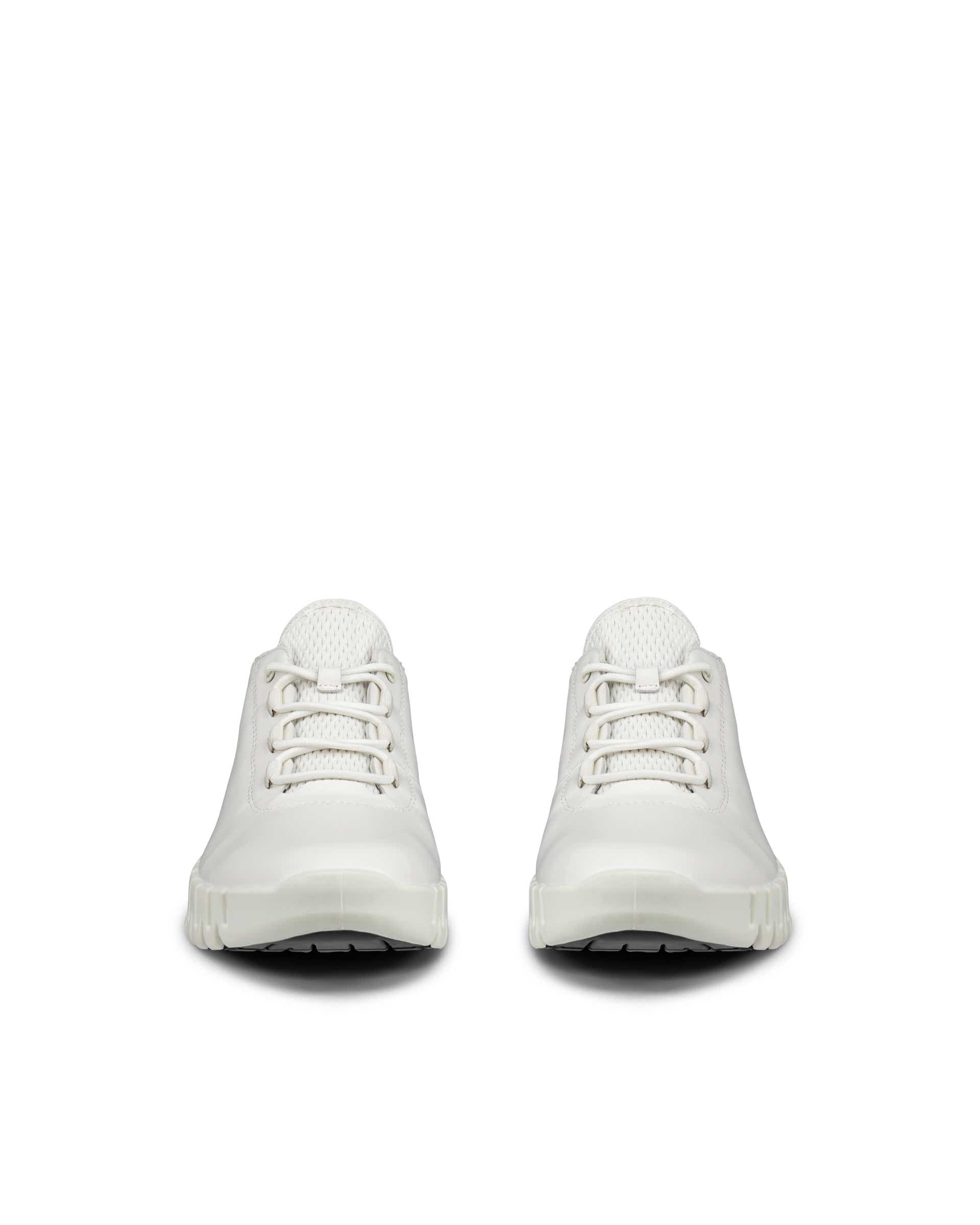 ECCO® Gruuv baskets en cuir pour femme - Blanc - Front pair