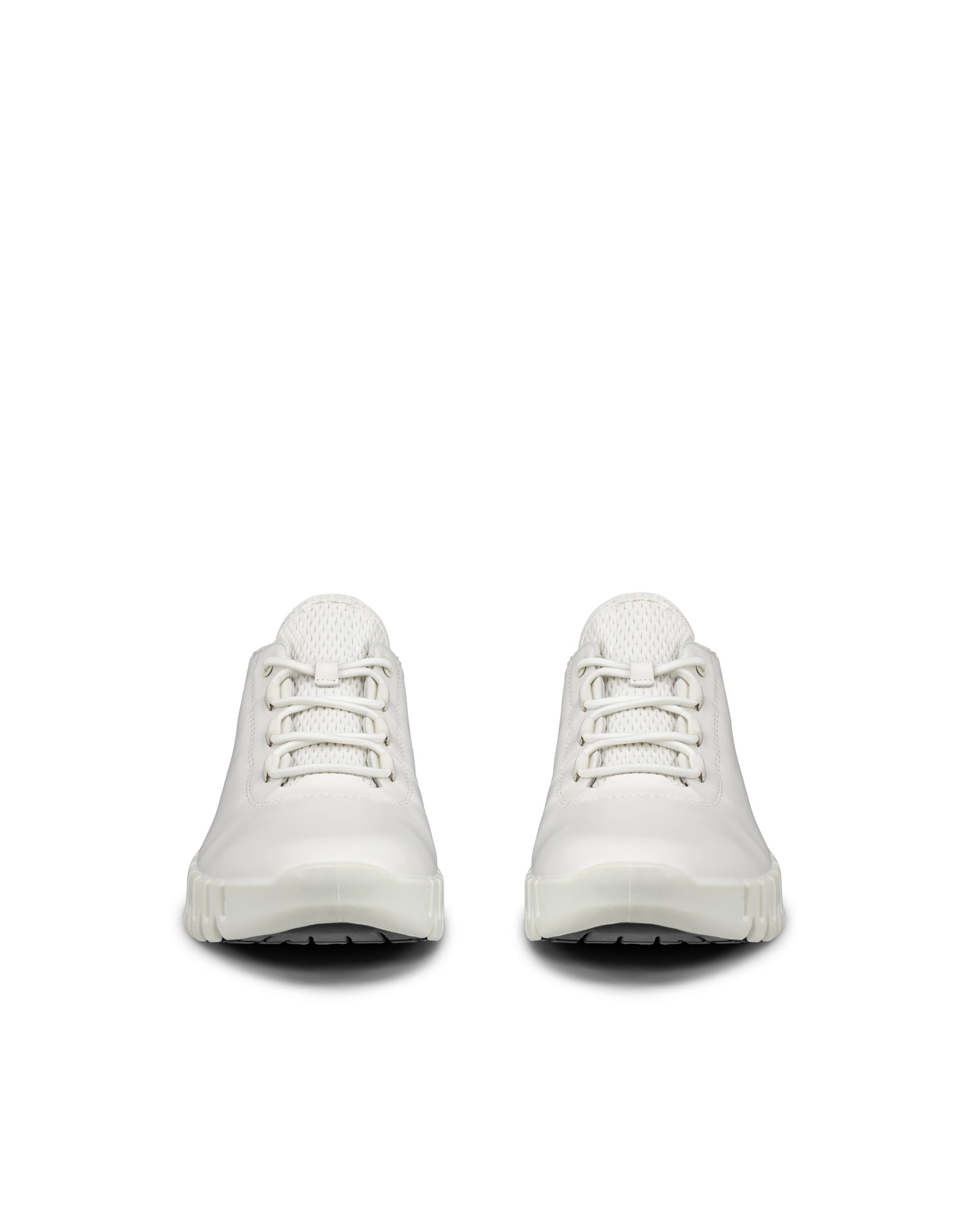 ECCO® Gruuv baskets en cuir pour femme - Blanc - Front pair