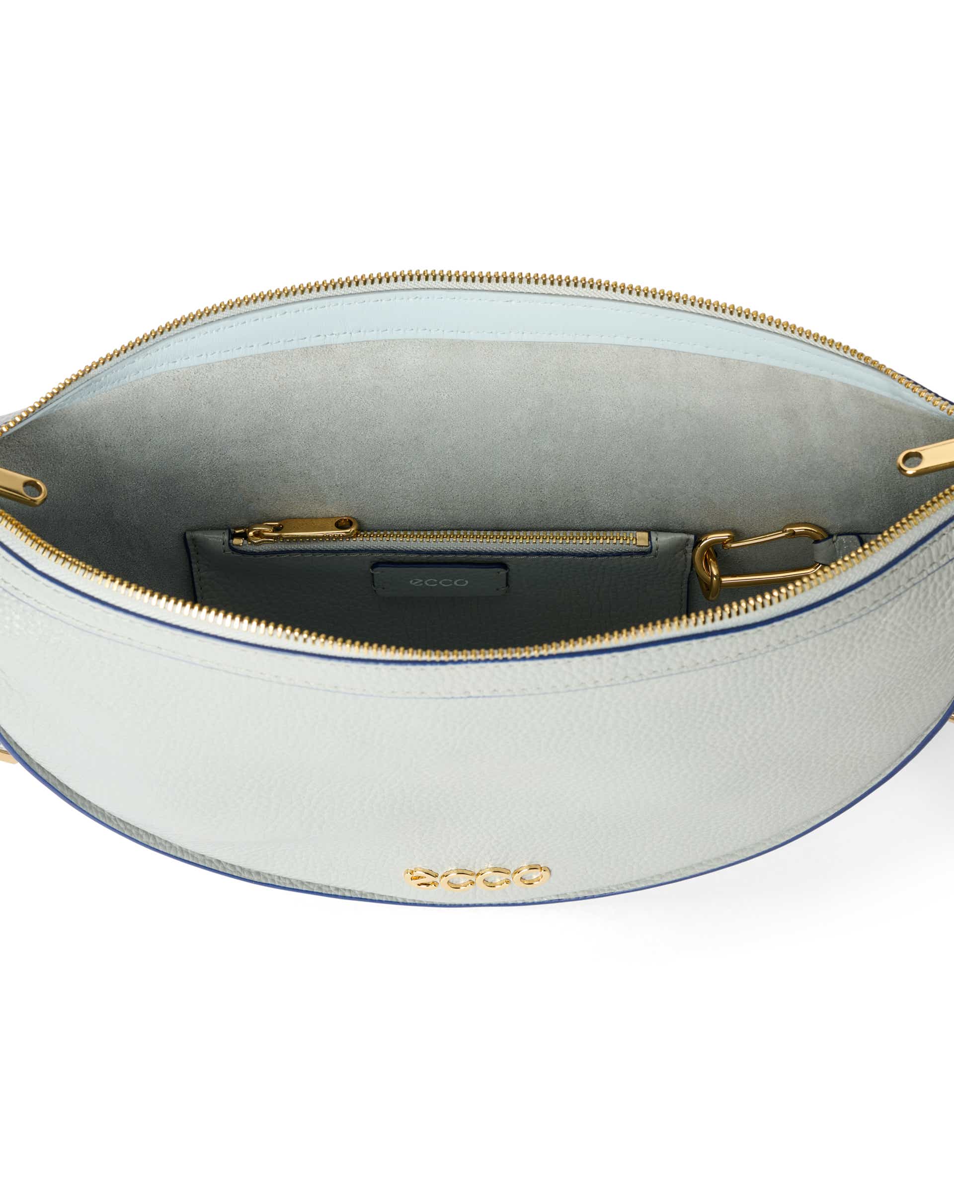 ECCO Fortune レザークロスボディバッグ - グレー - Inside