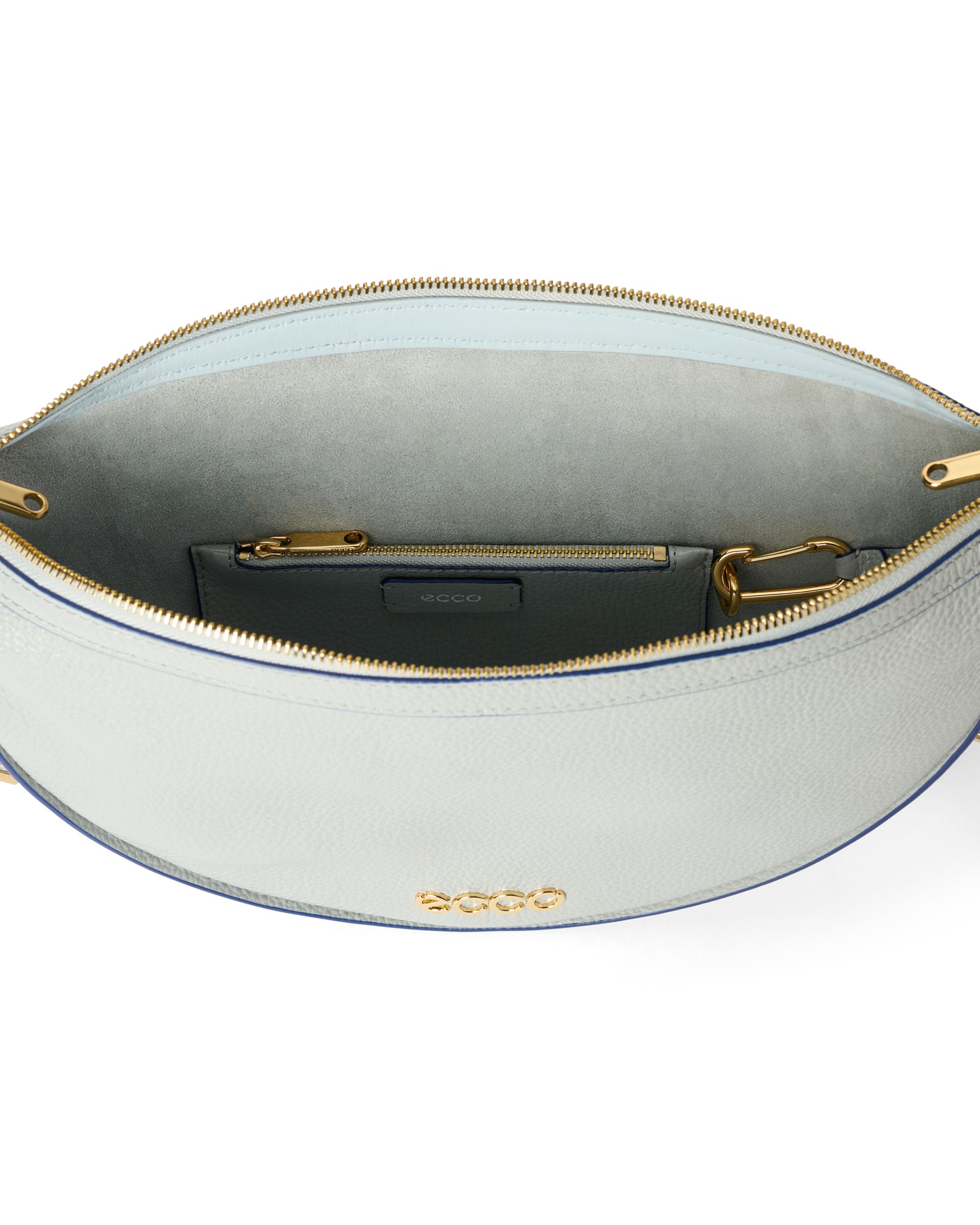 ECCO Fortune レザークロスボディバッグ - グレー - Inside