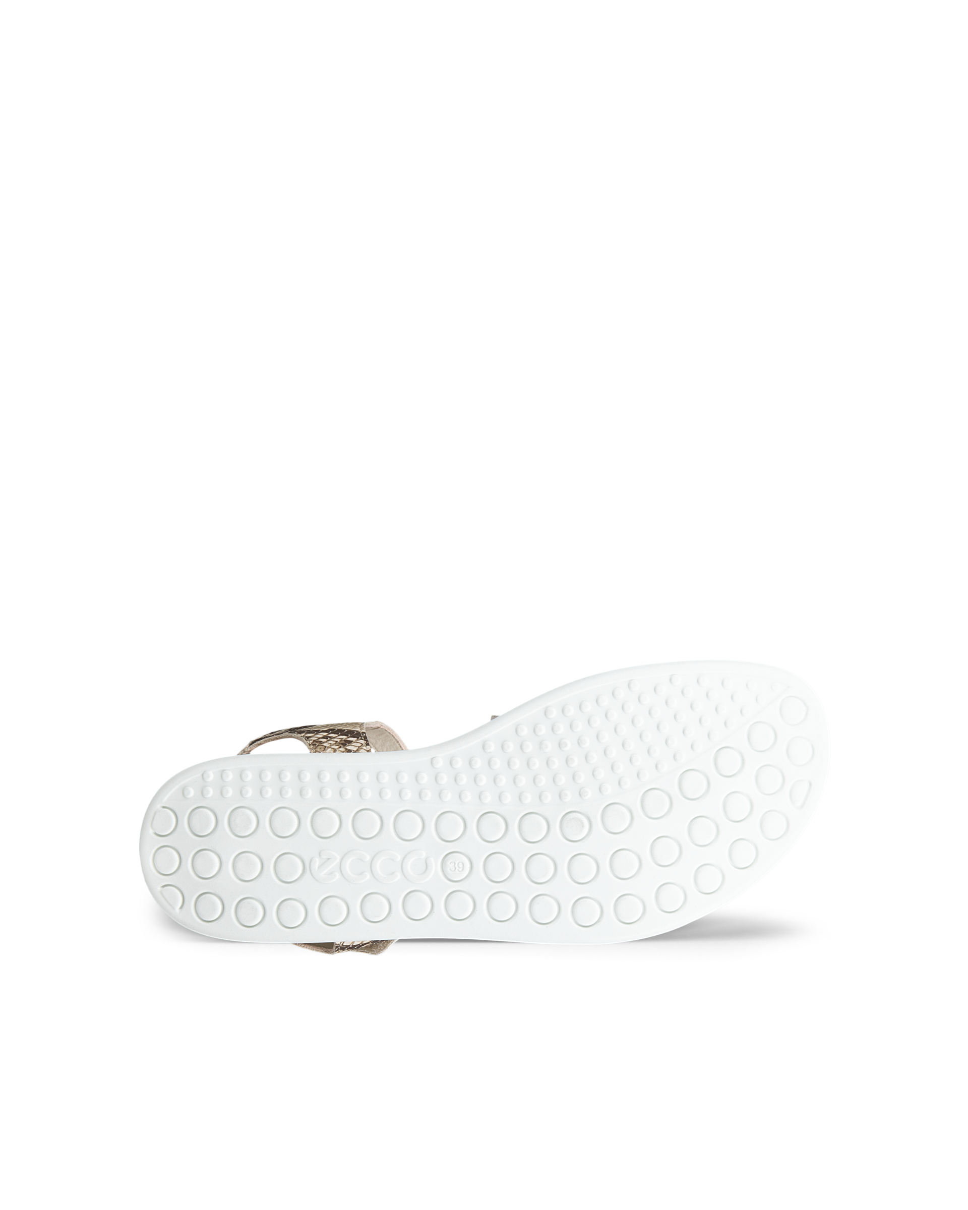 ECCO Soft Sandal — Gold