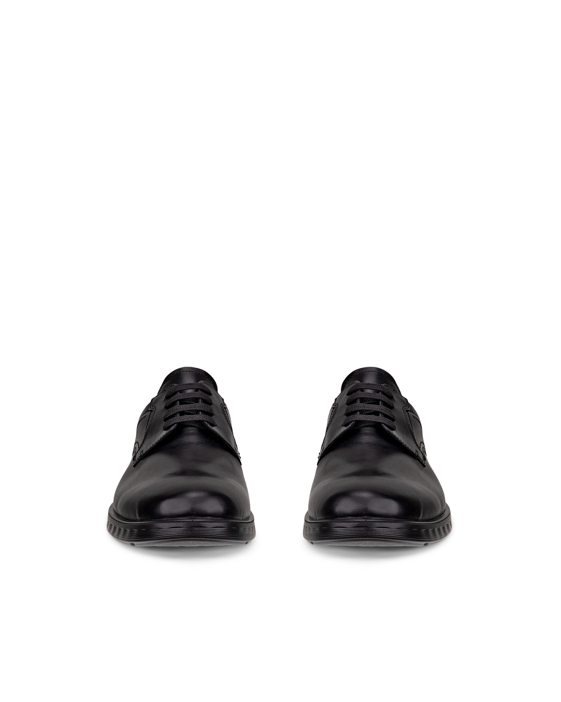 ECCO S LITE HYBRID MEN'S DERBY SHOE - Black - Front pair