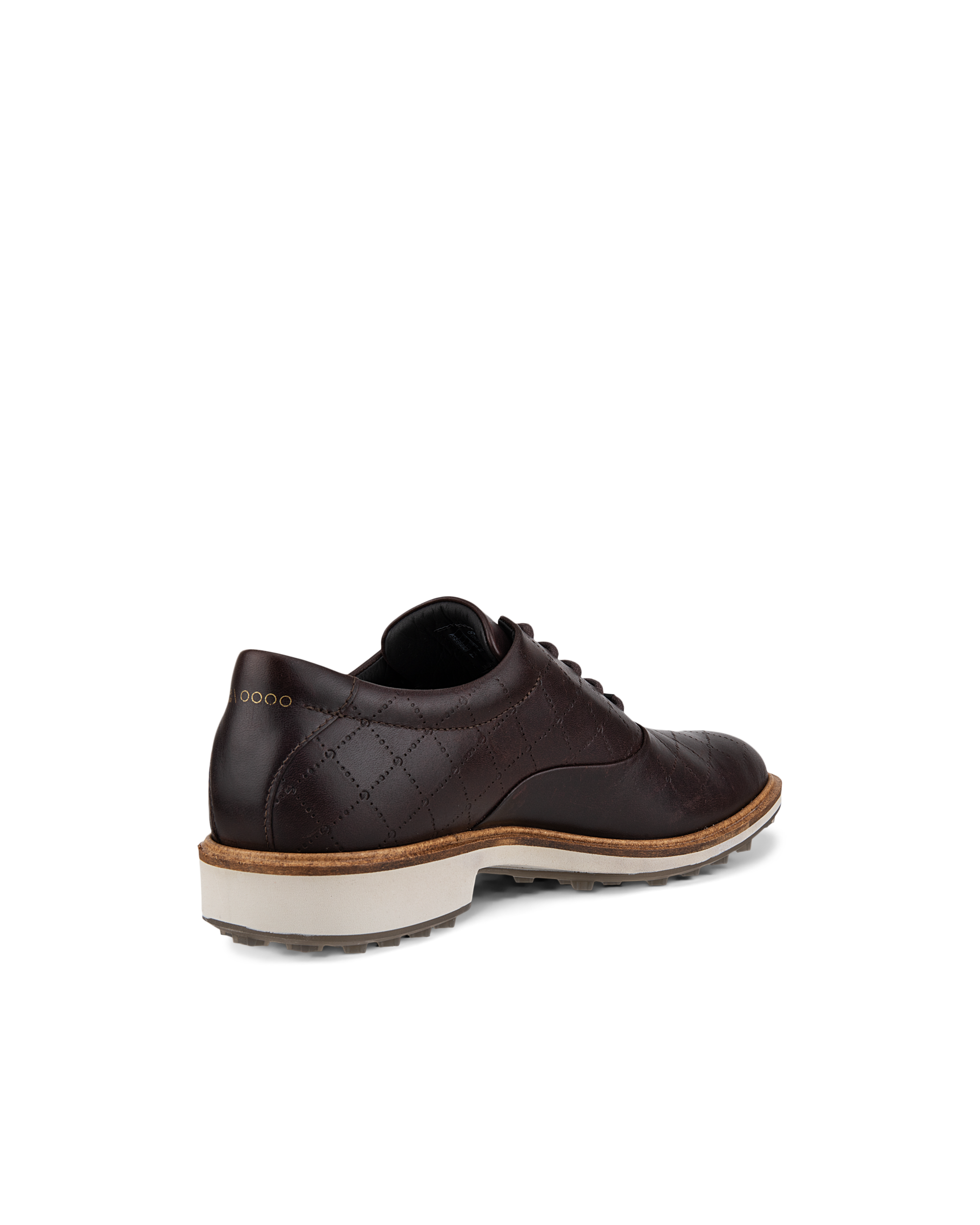 ECCO ゴルフシューズ ダークブラウン 41 ECCO Golf Classic Hybrid メンズ レザーゴルフシューズ | ブラウン
